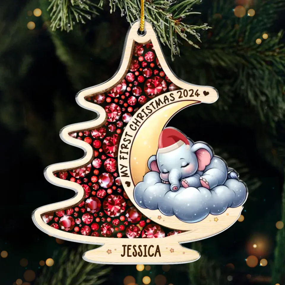 A Baby’s First Christmas Is Full Of Magic, Memories And Love - Family Personalized Custom Ornament - Acrylic Custom Shaped - Christmas Gift For Baby Kids, Newborn Baby, First Christmas - Image 2