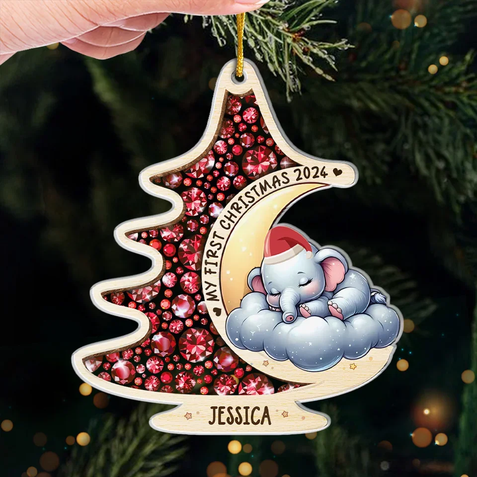 A Baby’s First Christmas Is Full Of Magic, Memories And Love - Family Personalized Custom Ornament - Acrylic Custom Shaped - Christmas Gift For Baby Kids, Newborn Baby, First Christmas - Image 4