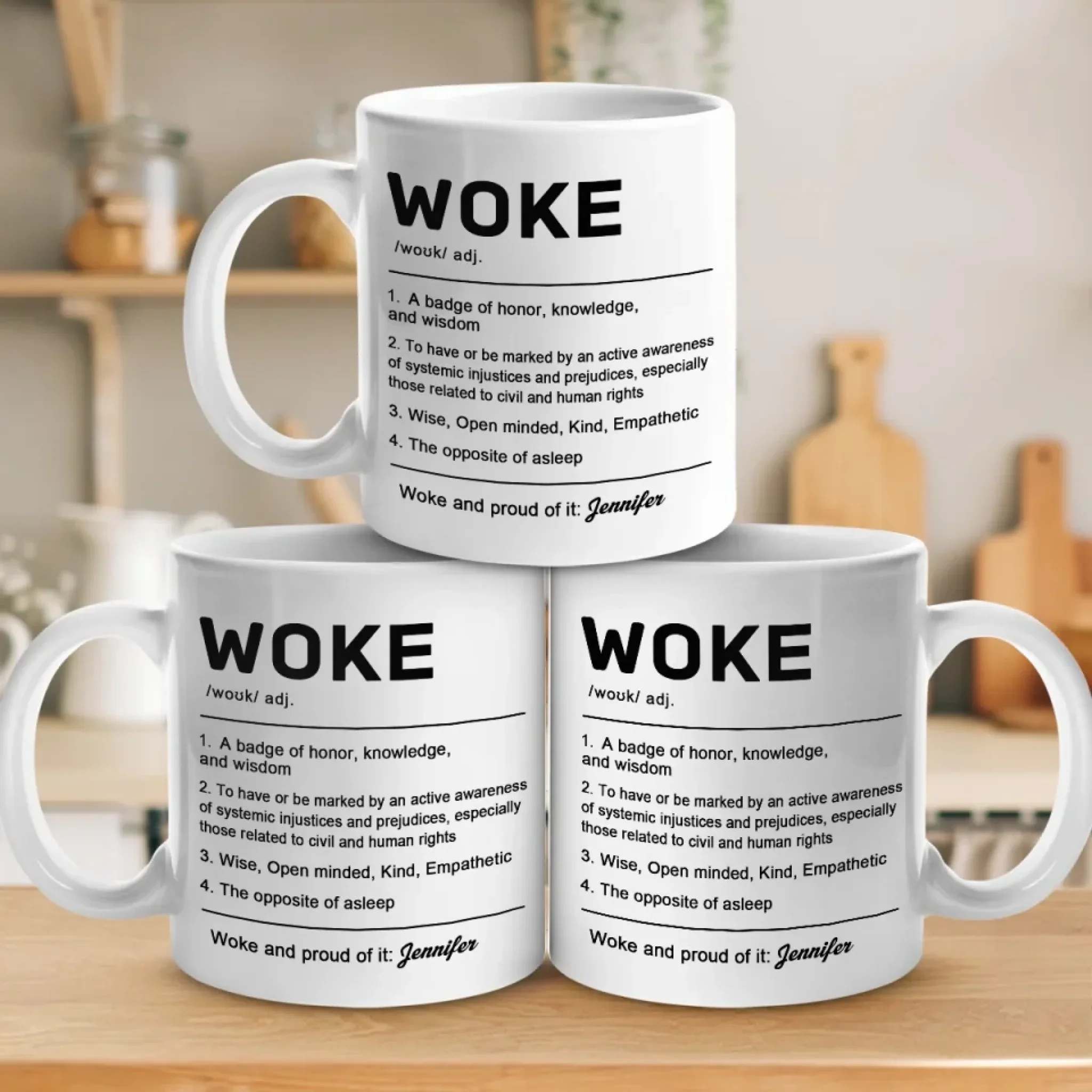 A Badge Of Honor - Affirmation Personalized Custom Mug - Gift For Yourself - Image 4