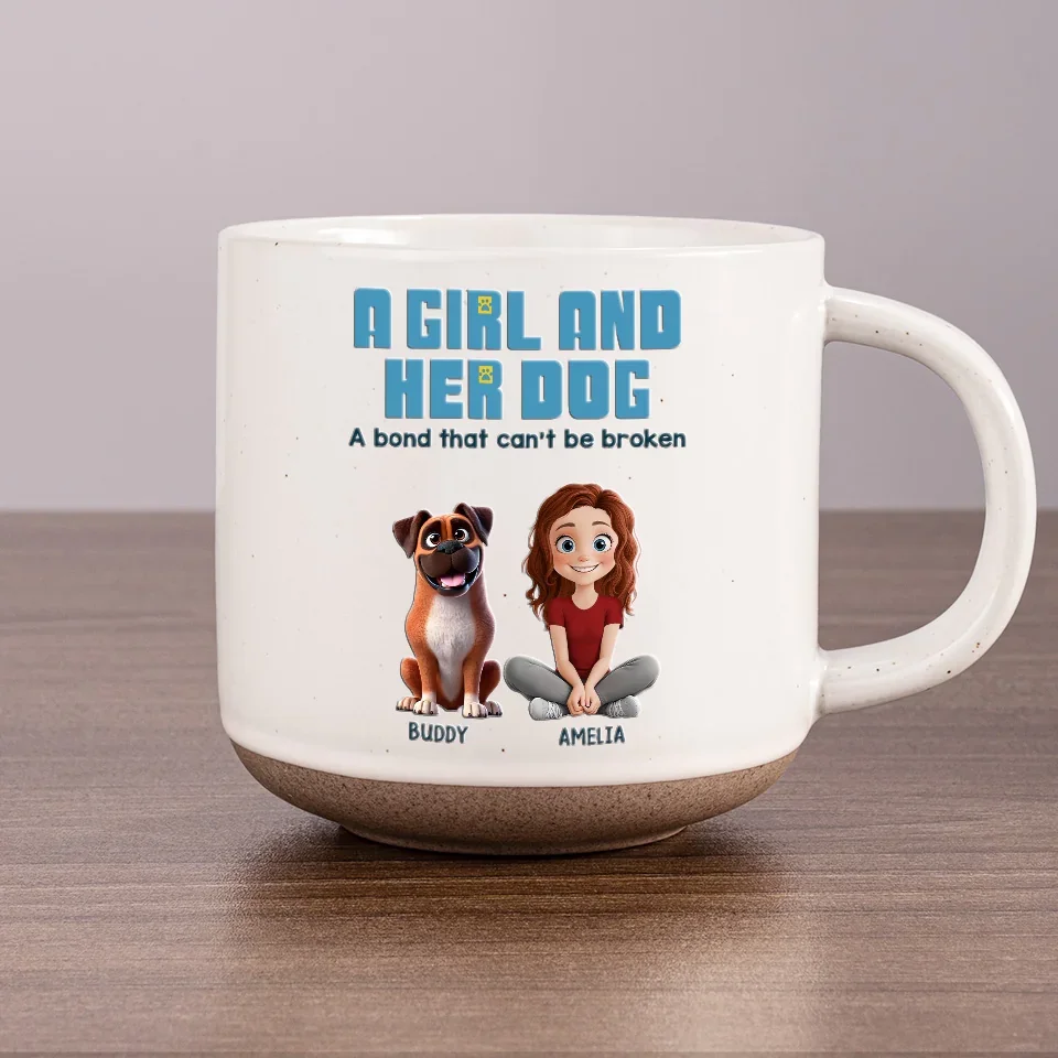 A Bond That Can't Be Broken - Dog Personalized Custom Printed Pottery Mug - Gift For Pet Owners, Pet Lovers - Image 6