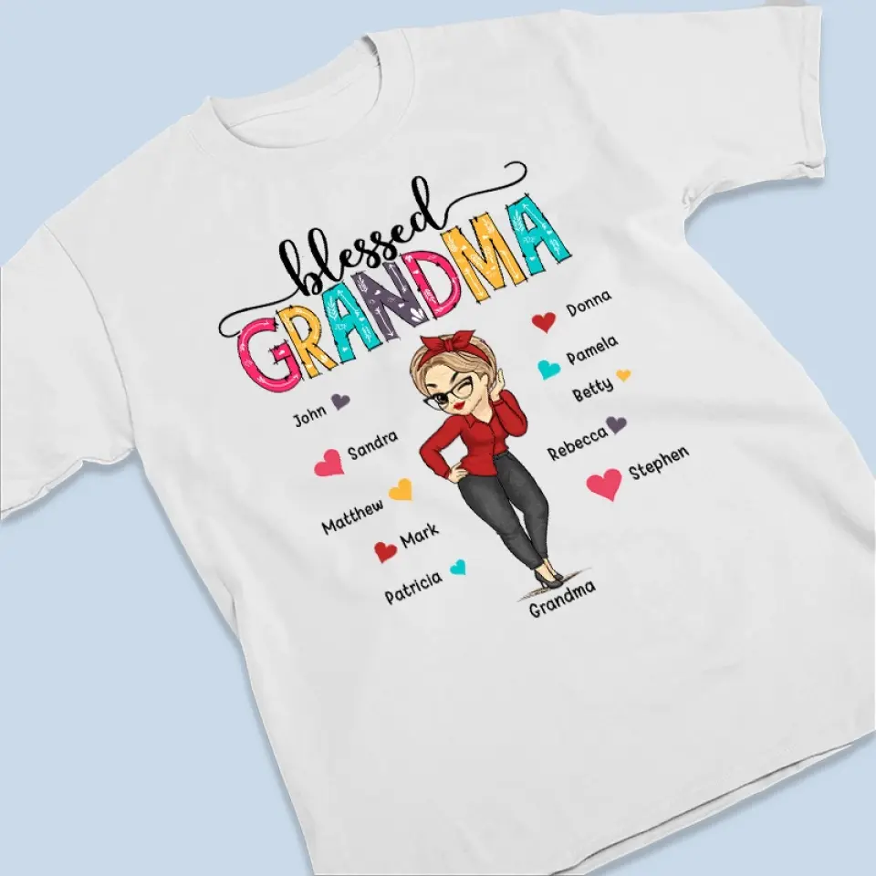 A Day Out With Family Is A Day Well Spent - Family Personalized Custom Unisex T-shirt, Hoodie, Sweatshirt - Gift For Grandma - Image 3
