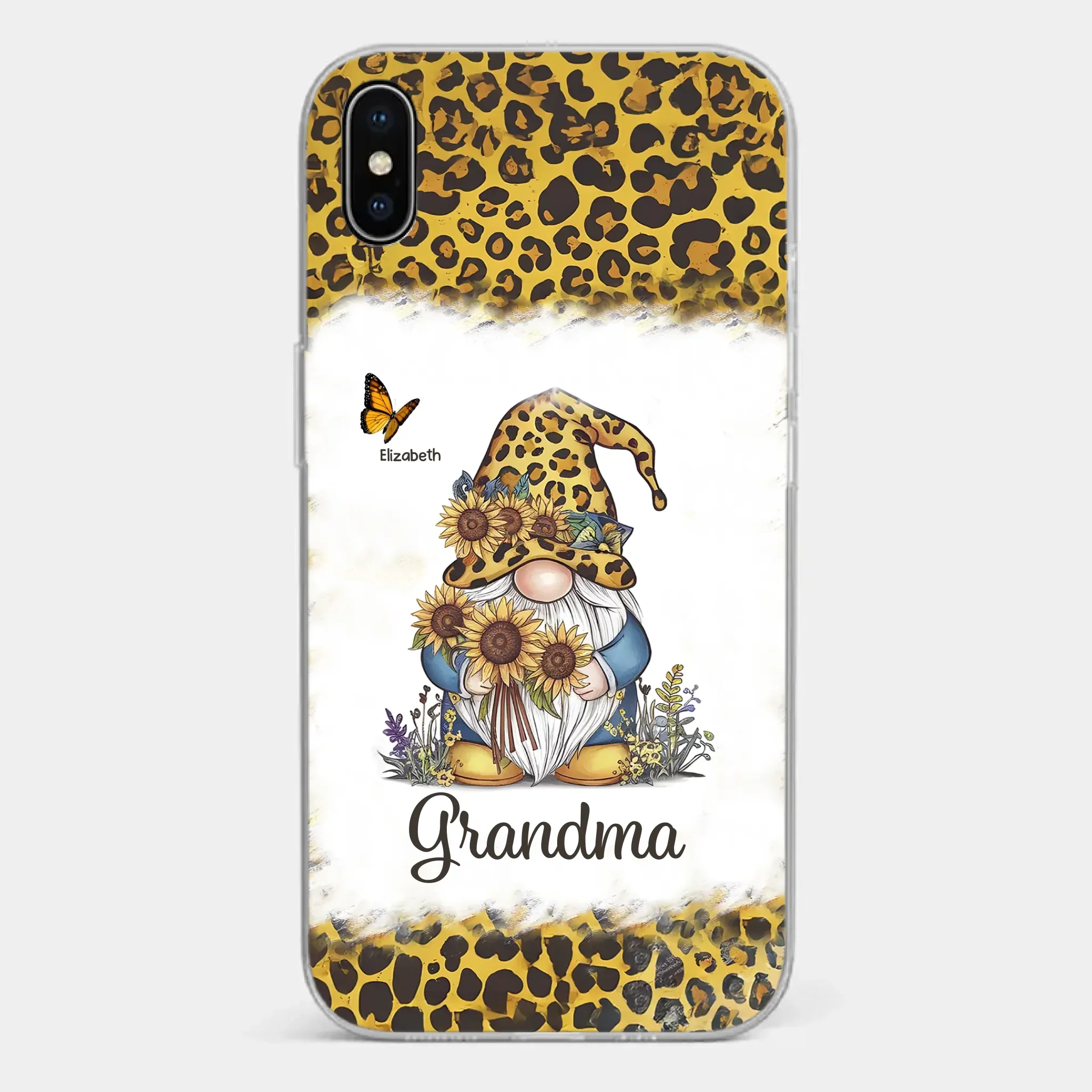 A Gnome’s Wisdom, A Grandma’s Heart - Family Personalized Custom Clear Phone Case - Gift For Mom, Grandma - Image 24