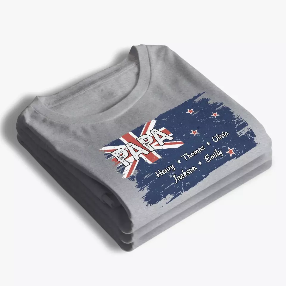 A Great Father Makes His Family Feel So Blessed - Family Personalized Custom Unisex T-shirt, Hoodie, Sweatshirt - Father's Day, Gift For Dad, Grandpa - Image 4