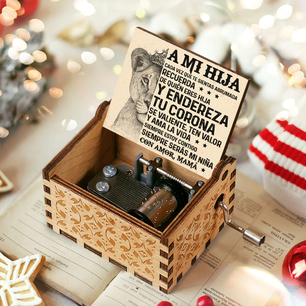 A Mi Hija Con Amor - Caja De Música - Regalo Para Hija Spanish - Image 3