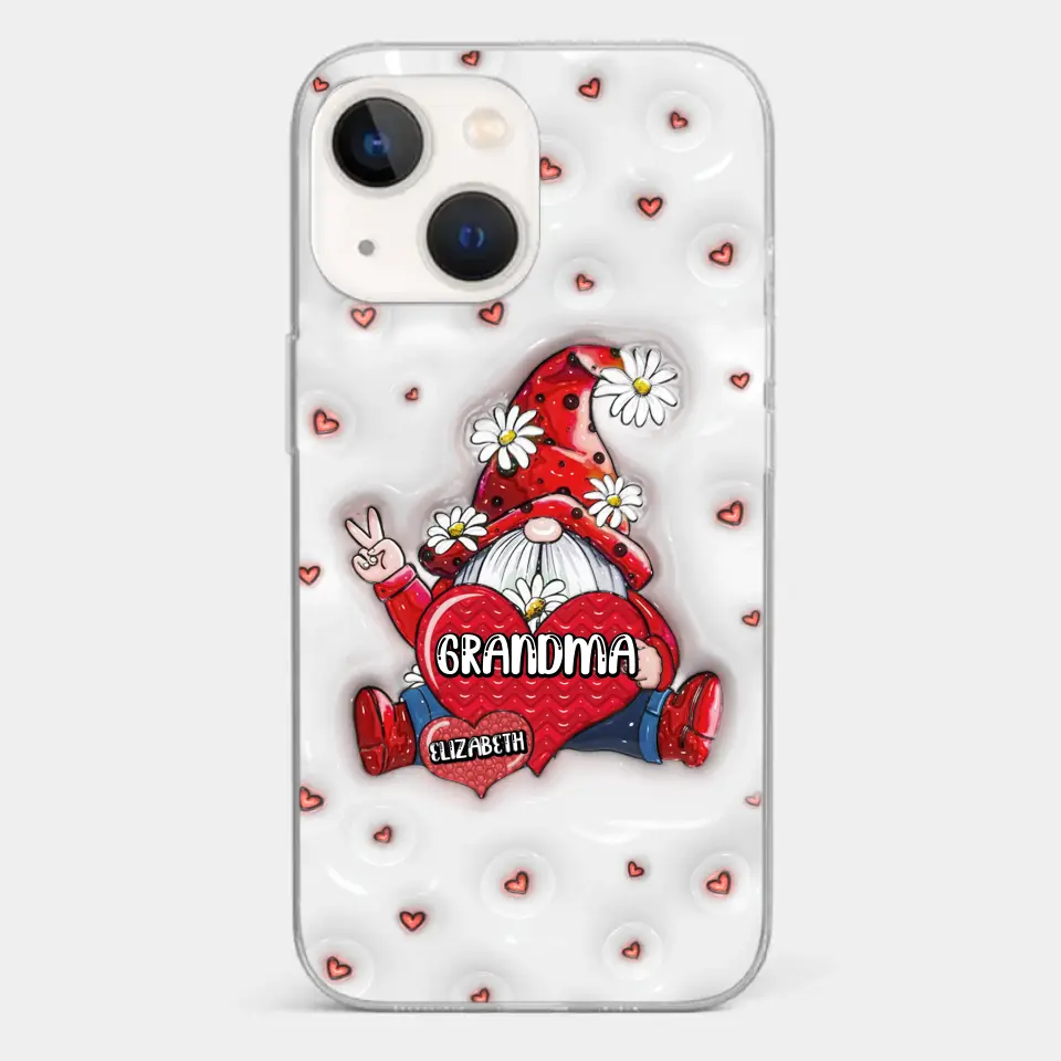 A Mother's Love Knows No Bounds - Family Personalized Custom 3D Inflated Effect Printed Clear Phone Case - Gift For Mom, Grandma - Image 17