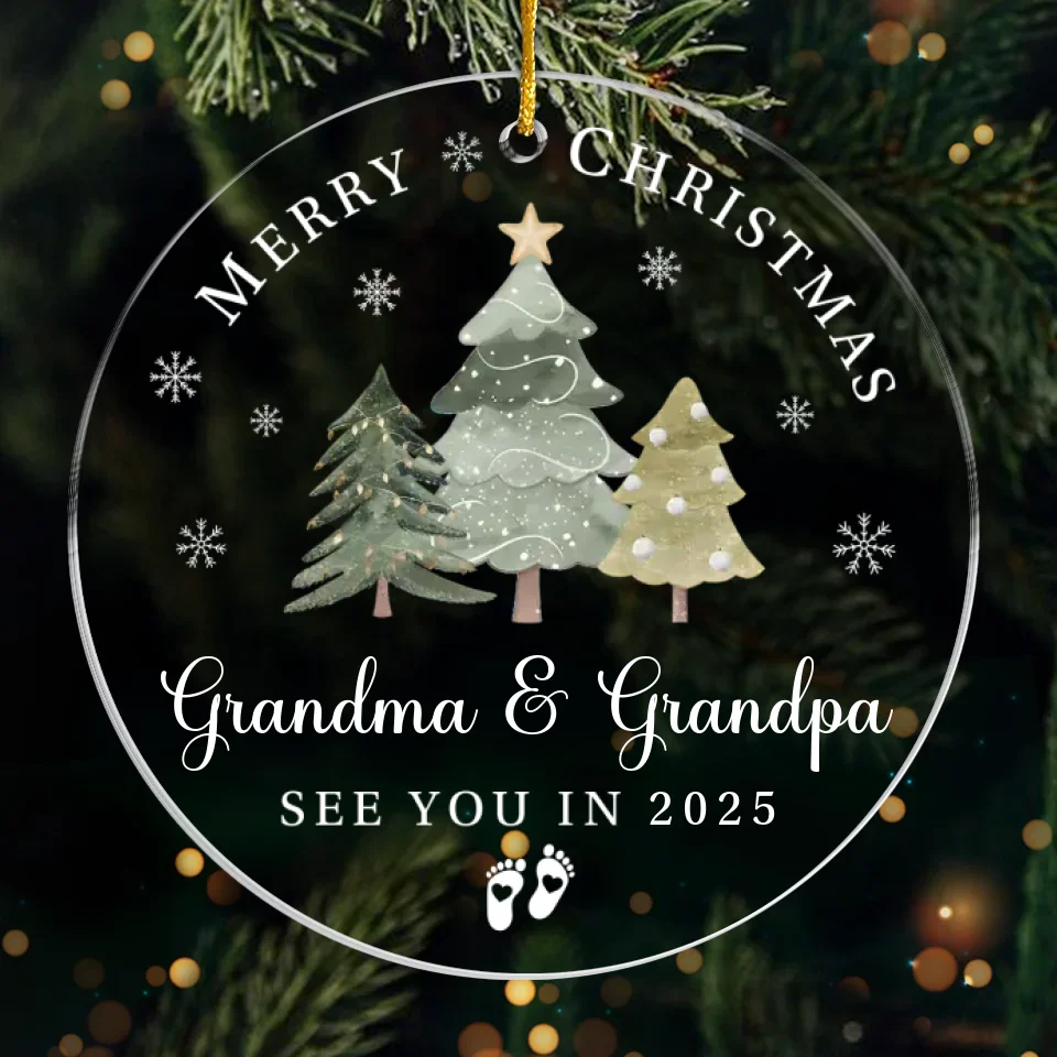 A New Baby Is Like The Beginning Of All Things - Family Personalized Custom Ornament - Acrylic Custom Shaped - Christmas Gift For Family Members, Pregnancy - Image 2
