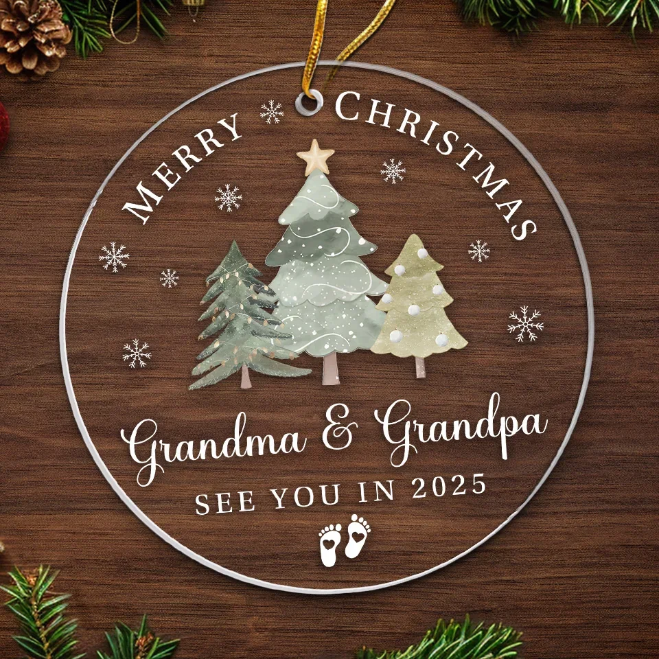 A New Baby Is Like The Beginning Of All Things - Family Personalized Custom Ornament - Acrylic Custom Shaped - Christmas Gift For Family Members, Pregnancy - Image 5