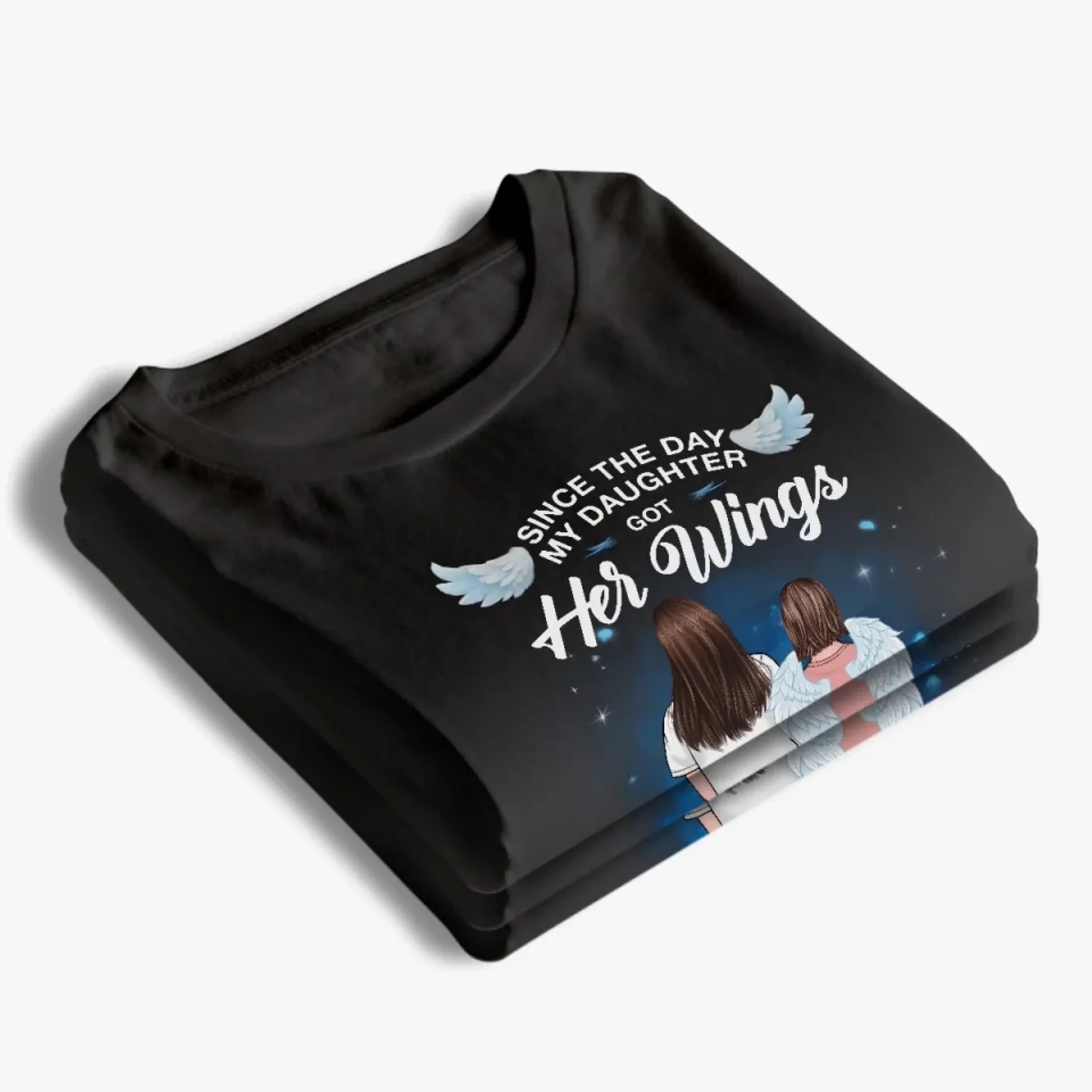 A Son’s Spirit Lives On In My Soul - Memorial Personalized Custom Unisex T-shirt, Premium T-shirt, Hoodie - Sympathy Gift For Family Members, Daughter, Son - Image 4