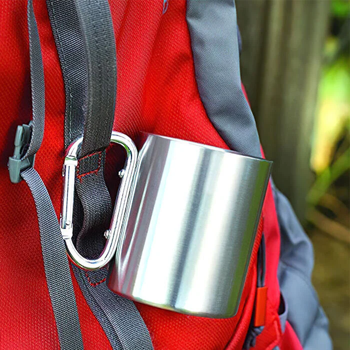 Adventuring Together - Personalized Carabiner Camping Mug - Gift For Camping Lovers - Image 3
