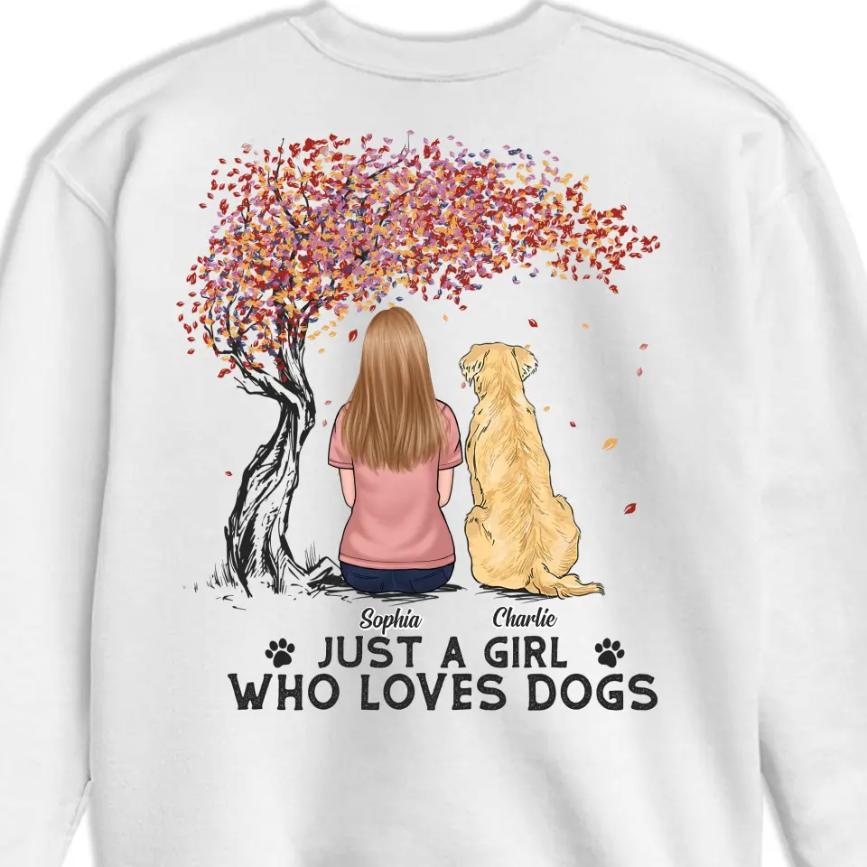 All You Need Is Love And A Dog - Dog Personalized Custom Back Printed Unisex T-shirt, Hoodie, Sweatshirt - Gift For Pet Owners, Pet Lovers - Image 5