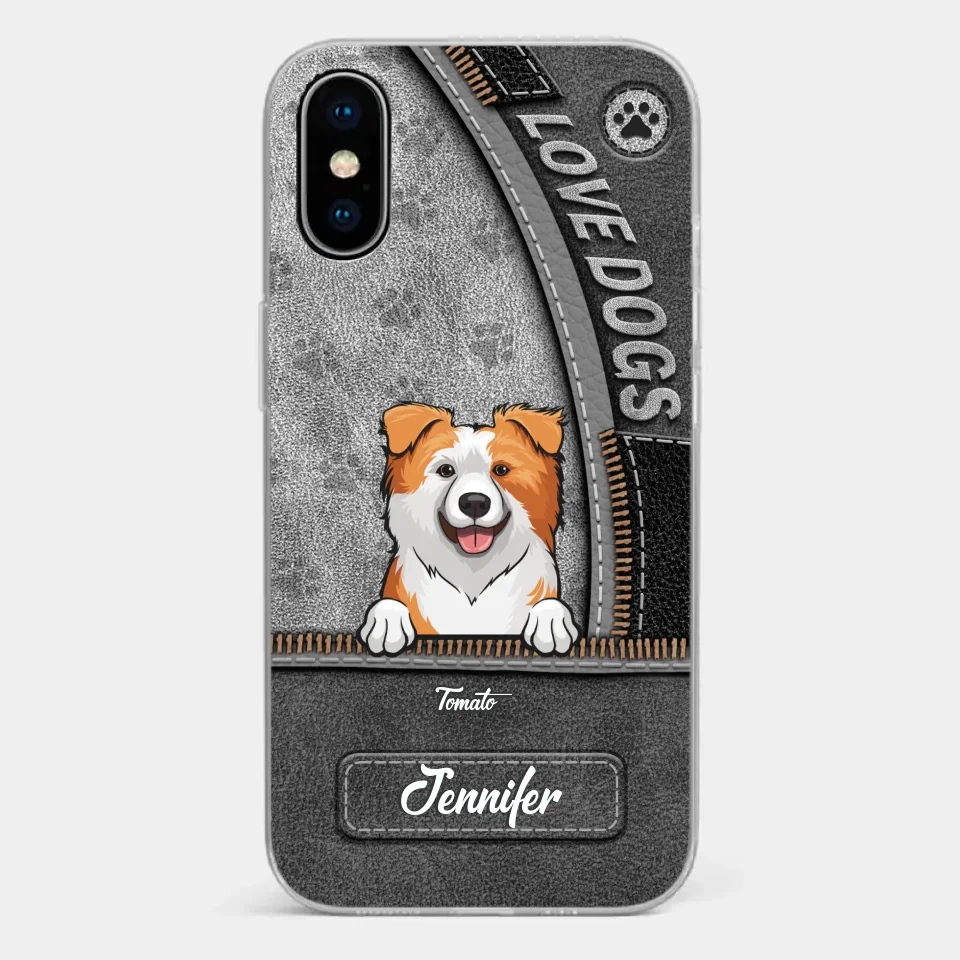 All You Need Is Love And A Dog - Dog Personalized Custom Clear Phone Case - Gift For Pet Owners, Pet Lovers - Image 29