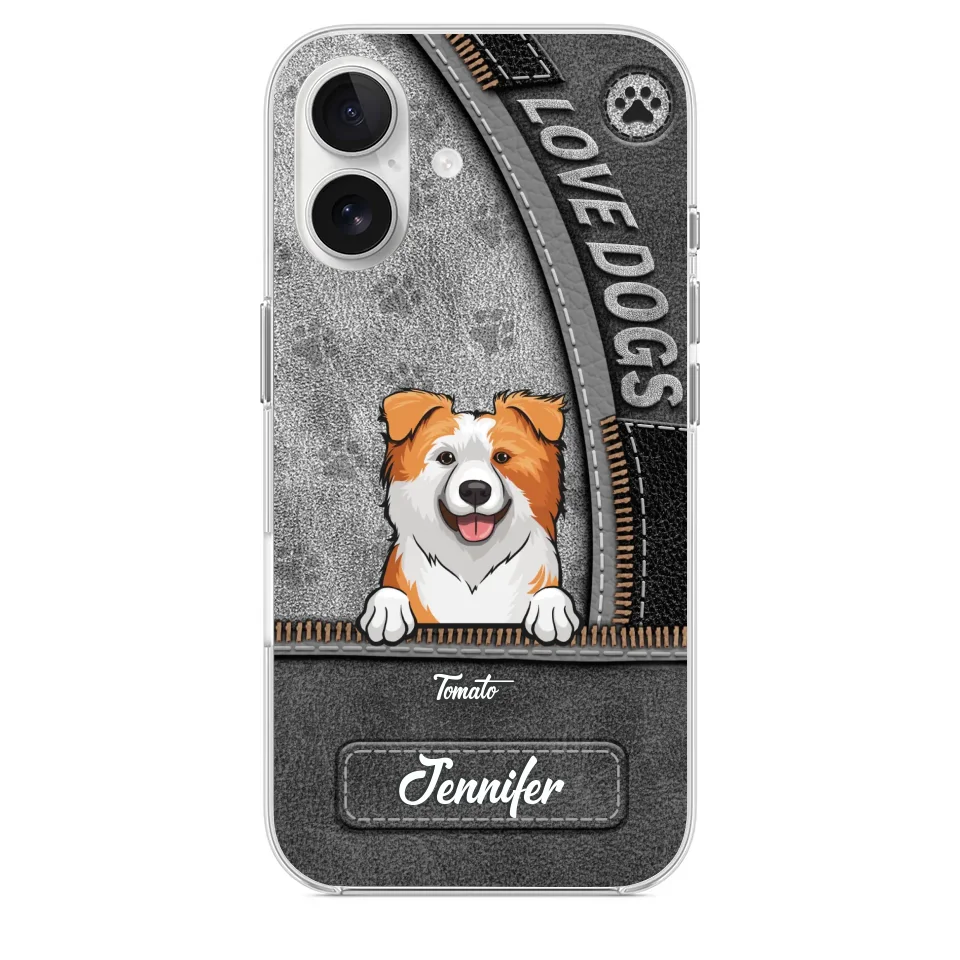 All You Need Is Love And A Dog - Dog Personalized Custom Clear Phone Case - Gift For Pet Owners, Pet Lovers - Image 32
