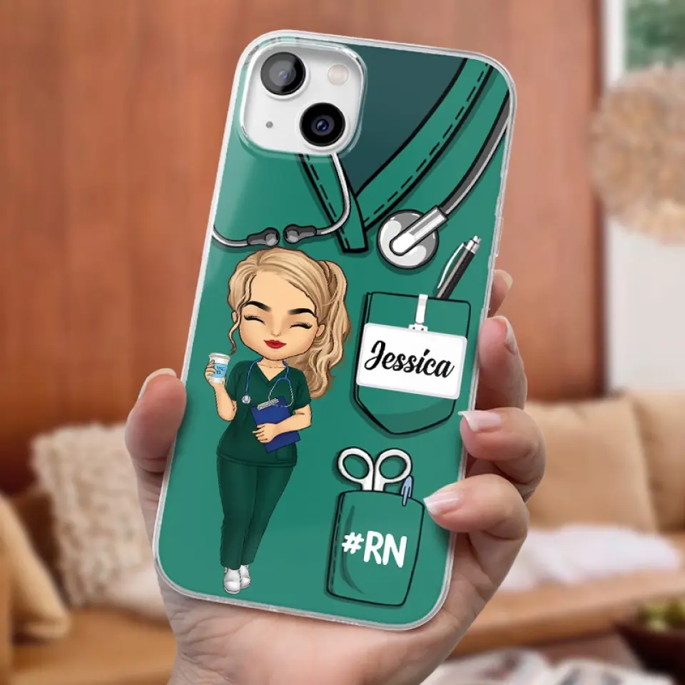 Be The Nurse You Would Want As A Patient - Nurse Personalized Custom Clear Phone Case - Appreciation, Thank You Gift, Nurse Life, Doctor Life - Image 25