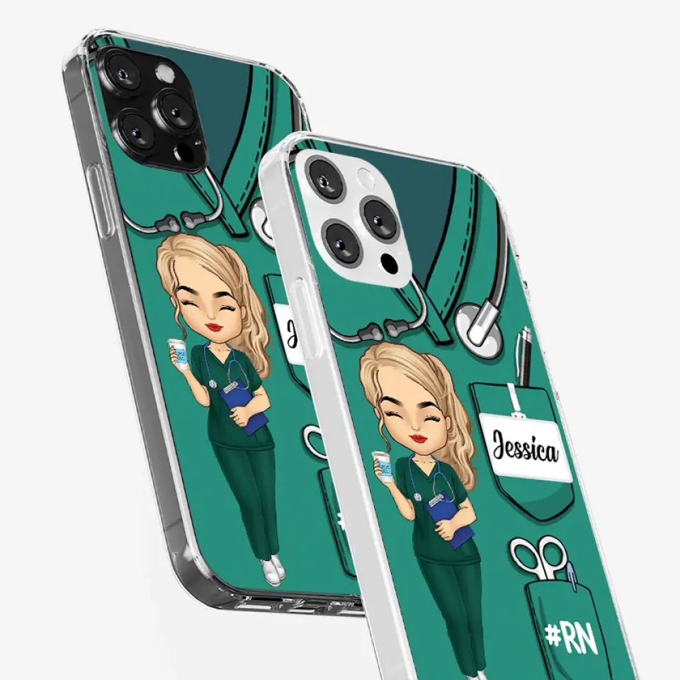 Be The Nurse You Would Want As A Patient - Nurse Personalized Custom Clear Phone Case - Appreciation, Thank You Gift, Nurse Life, Doctor Life - Image 28