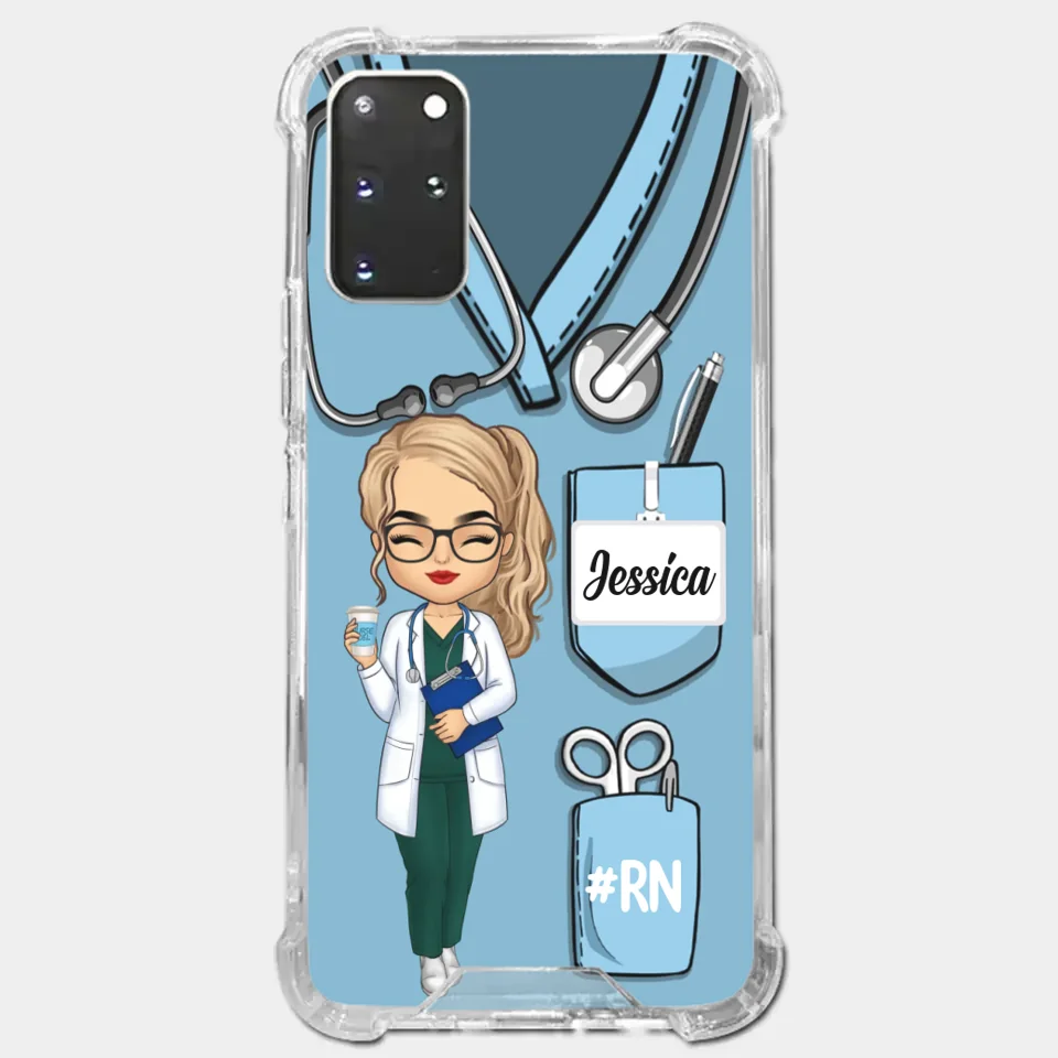 Be The Nurse You Would Want As A Patient - Nurse Personalized Custom Clear Phone Case - Appreciation, Thank You Gift, Nurse Life, Doctor Life - Image 40