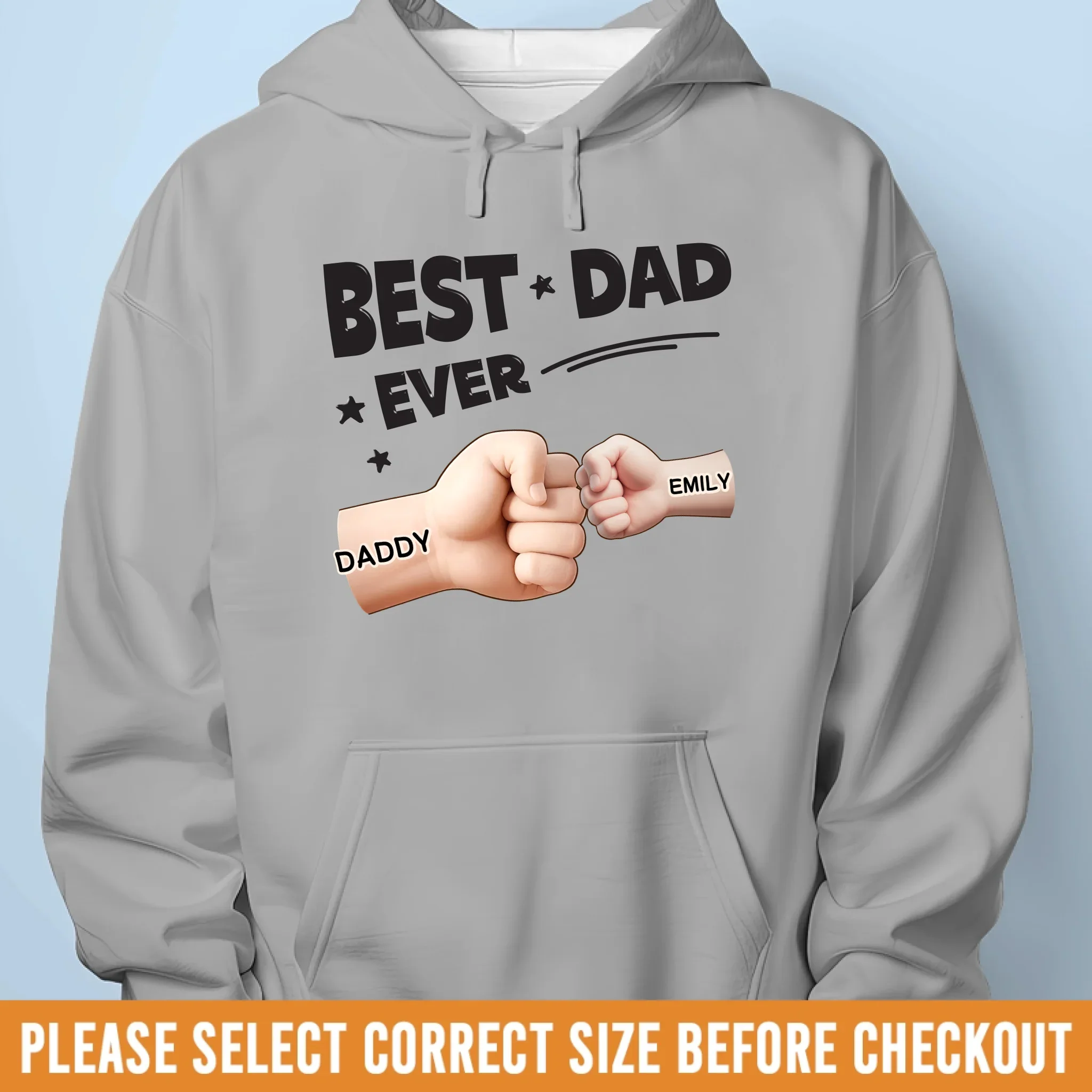 Best Dad In The Galaxy - Family Personalized Custom Unisex T-shirt, Premium T-shirt, Hoodie - Father's Day, Gift For Dad, Grandpa - Image 6