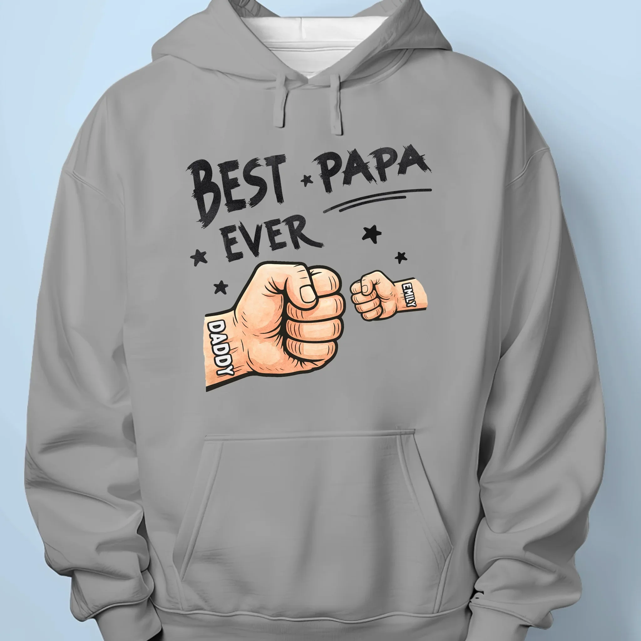 Best Daddy In The Universe - Family Personalized Custom Unisex T-shirt, Premium T-shirt, Hoodie -  Father's Day, Gift For Dad, Grandpa - Image 7