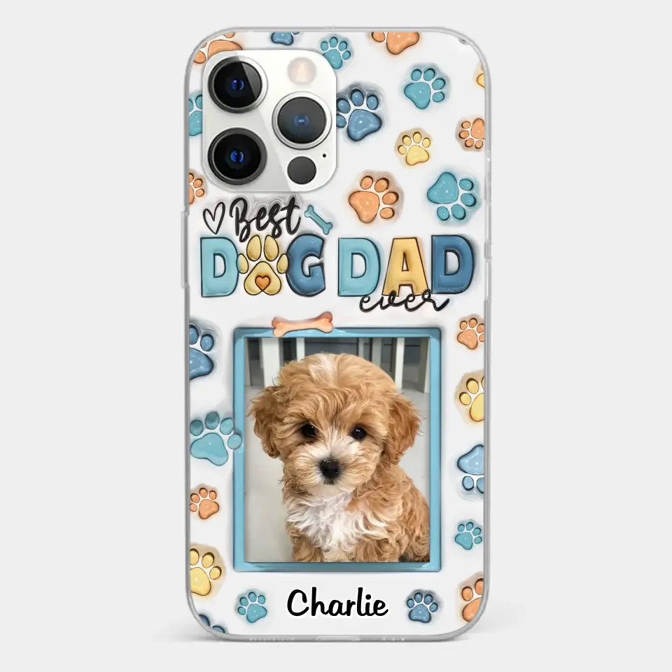 Best Dog Mom Ever - Dog & Cat Personalized Custom 3D Inflated Effect Printed Clear Phone Case - Mother's Day, Gift For Pet Owners, Pet Lovers - Image 16