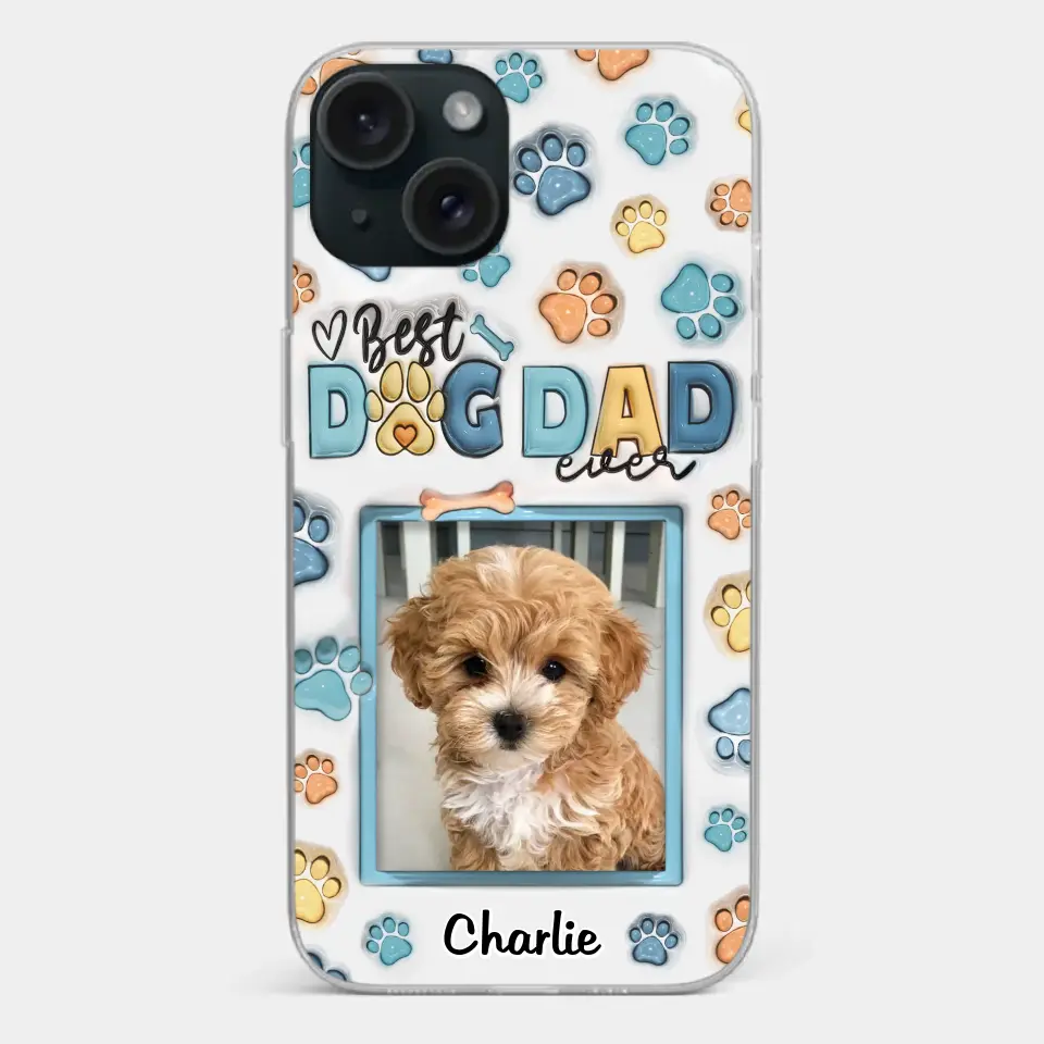 Best Dog Mom Ever - Dog & Cat Personalized Custom 3D Inflated Effect Printed Clear Phone Case - Mother's Day, Gift For Pet Owners, Pet Lovers - Image 21