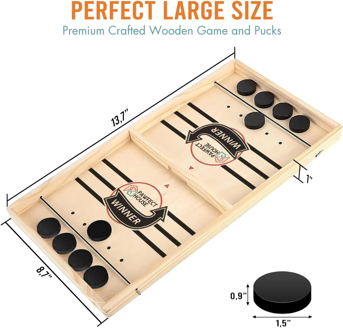 Best Interactive Game Ever - Fast Sling Puck Game - Gift For Family, Friends, Children - Image 2
