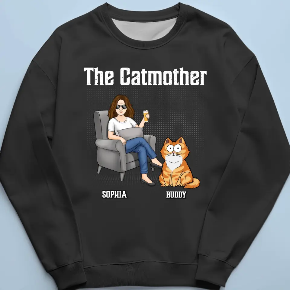 Best Mom Ever - Dog & Cat Personalized Custom Unisex T-shirt, Hoodie, Sweatshirt - Gift For Pet Owners, Pet Lovers - Image 6