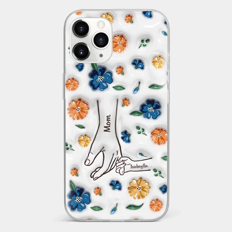 Best Mom Ever Ever - Family Personalized Custom 3D Inflated Effect Printed Clear Phone Case - Mother's Day, Gift For Mom, Grandma - Image 8