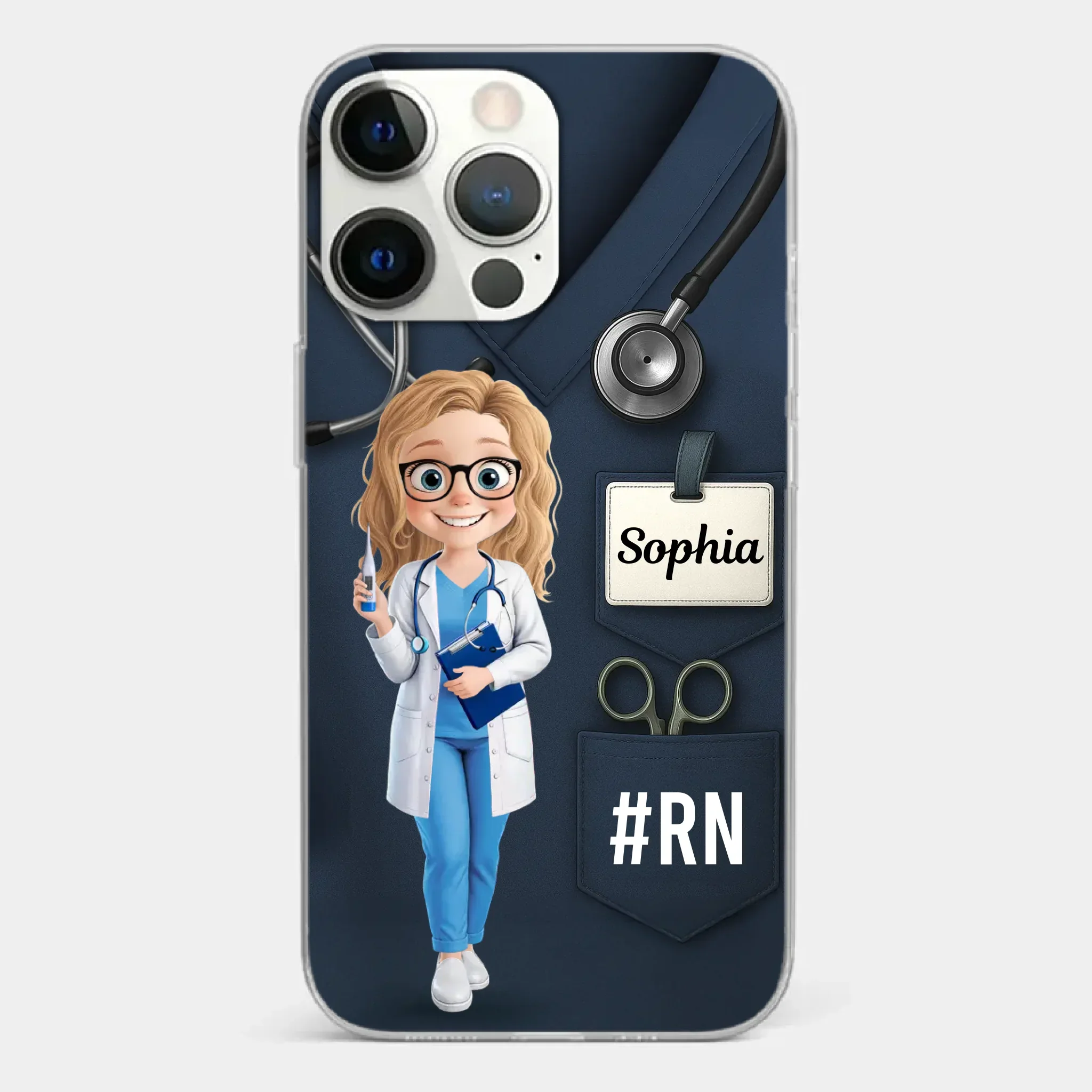 Caring Is My Superpower - Nurse Personalized Custom Clear Phone Case - Appreciation, Thank You Gift, Nurse Life, Doctor Life - Image 20