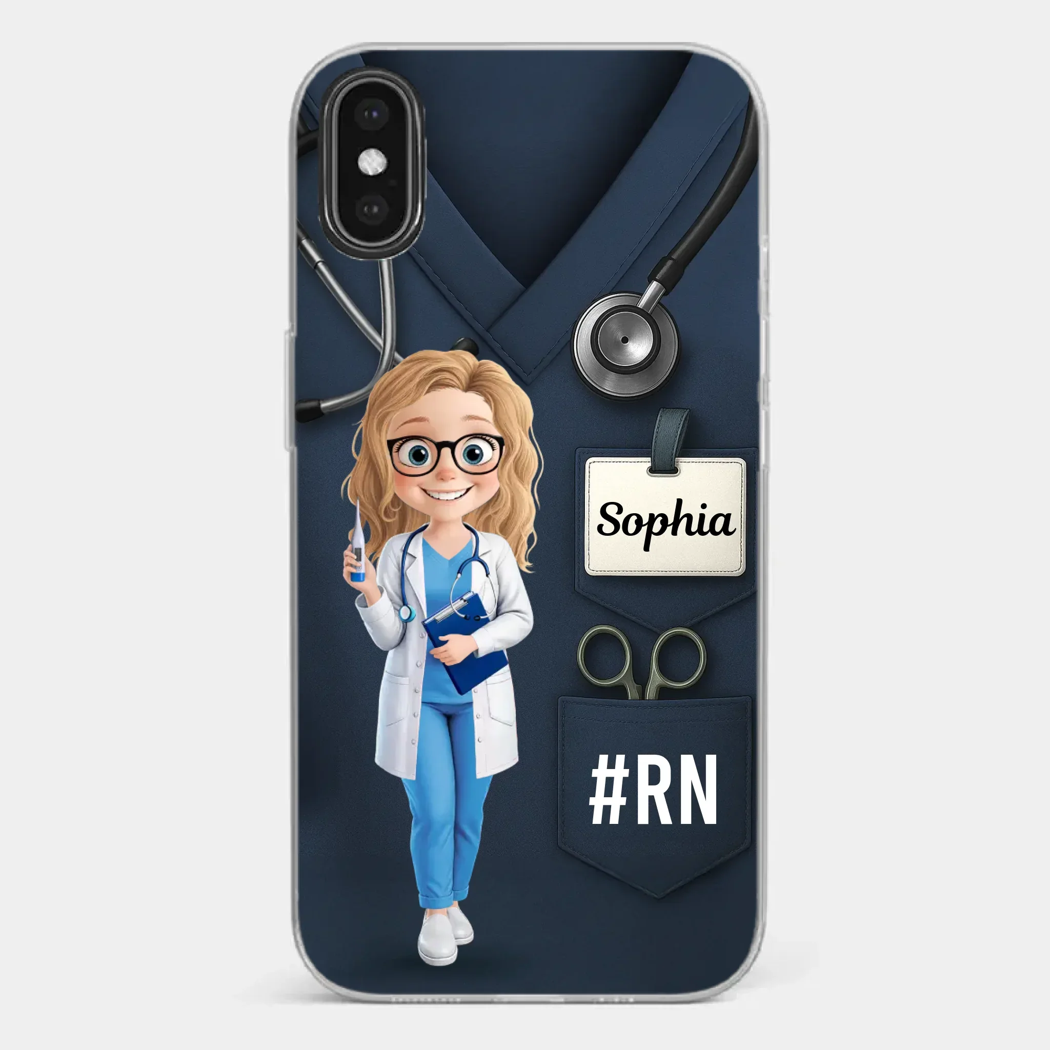 Caring Is My Superpower - Nurse Personalized Custom Clear Phone Case - Appreciation, Thank You Gift, Nurse Life, Doctor Life - Image 27