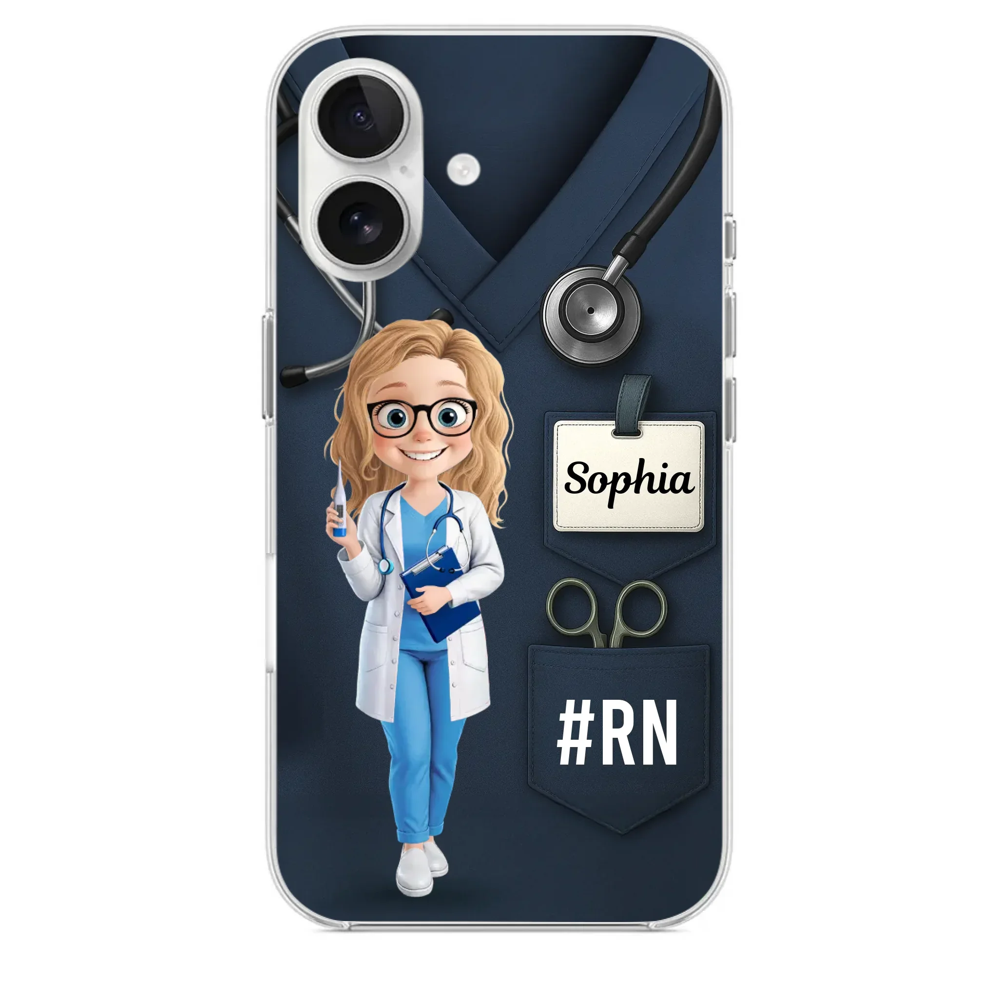 Caring Is My Superpower - Nurse Personalized Custom Clear Phone Case - Appreciation, Thank You Gift, Nurse Life, Doctor Life - Image 28