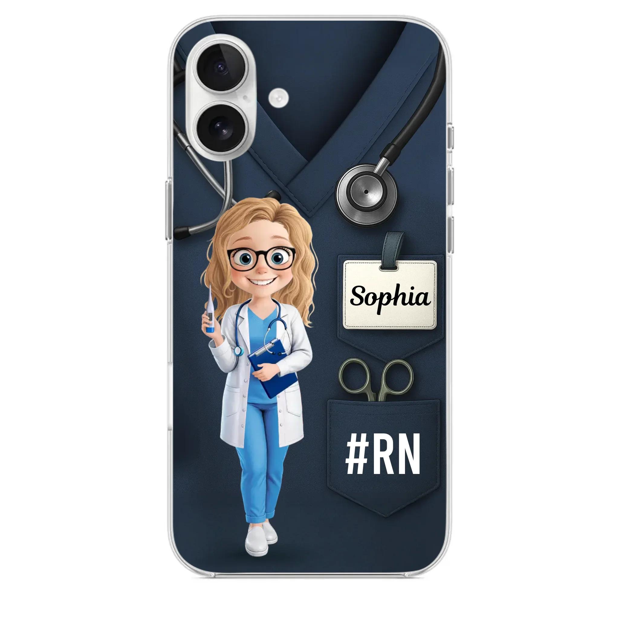 Caring Is My Superpower - Nurse Personalized Custom Clear Phone Case - Appreciation, Thank You Gift, Nurse Life, Doctor Life - Image 29