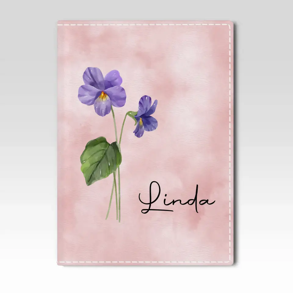 Catch Flights, Not Feelings - Bestie Personalized Custom Passport Cover, Passport Holder - Holiday Vacation Gift, Gift For Best Friends, BFF, Sisters - Image 2