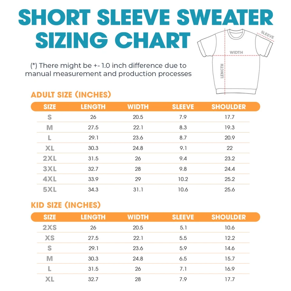 Christmas Adds To The Warmth Of Family Love - Family Personalized Custom All Over Print Adult Short Sleeve Sweater - Christmas Gift For Family Members - Image 6