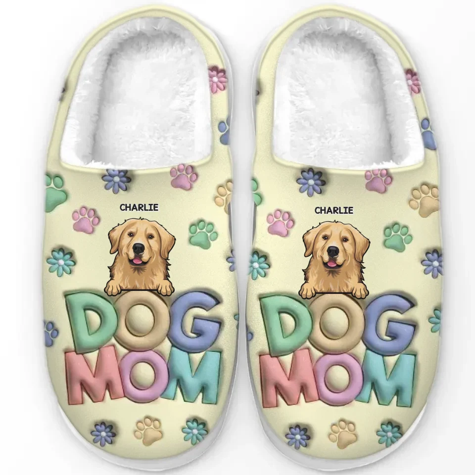 Christmas Is All About Love, And Our Pets Bring Us So Much Joy - Dog & Cat Personalized Custom Fluffy Slippers - Christmas Gift For Pet Owners, Pet Lovers - Image 6