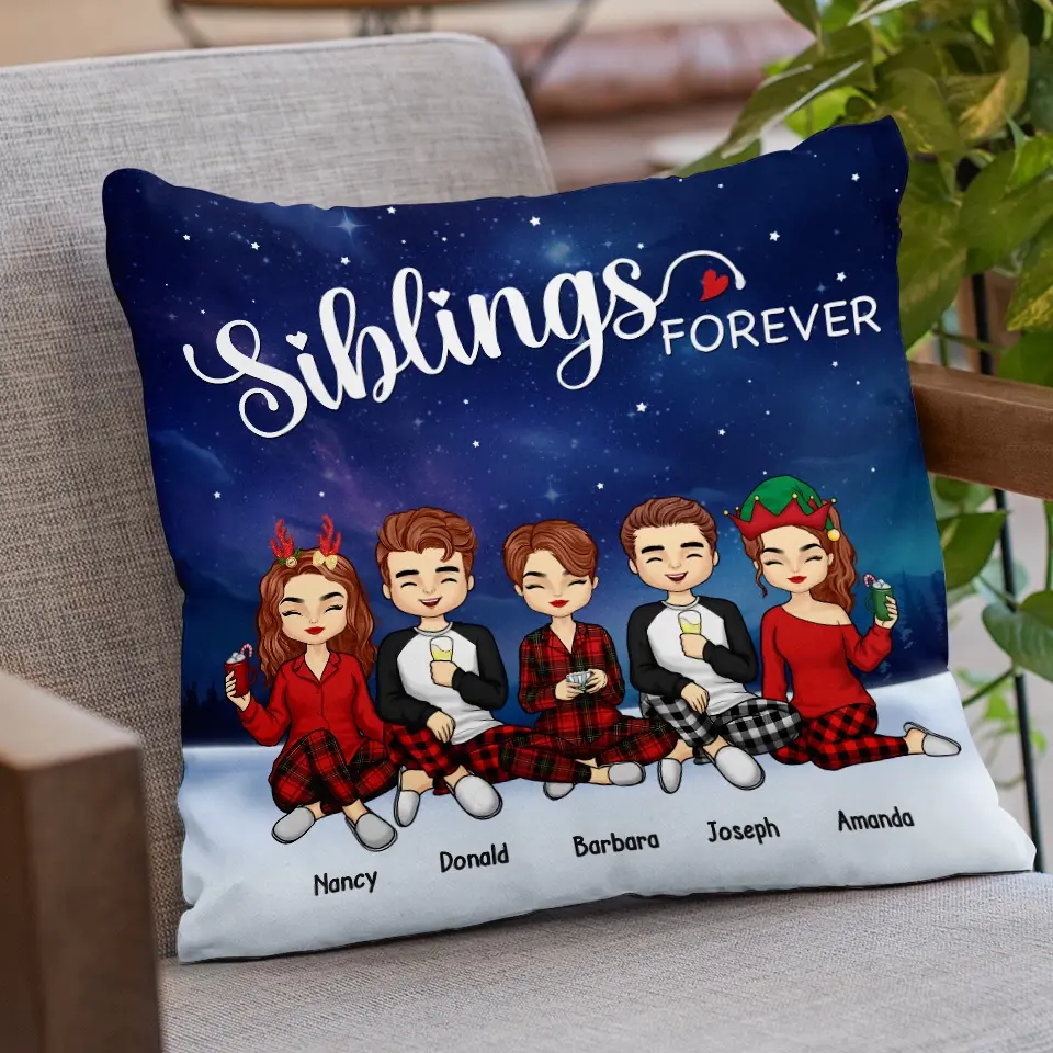 Christmas Is Best When Shared With Family - Family Personalized Custom Pillow - Christmas Gift For Family Members - Image 3