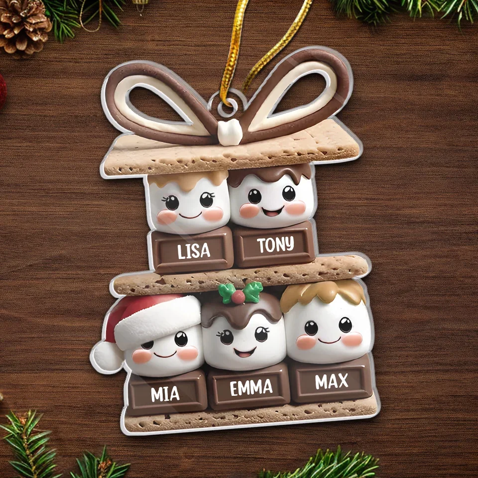 Christmas Is Best With Those You Love - Family Personalized Custom Ornament - Acrylic Custom Shaped - New Arrival, Christmas Gift For Family Members AMZ - Image 5