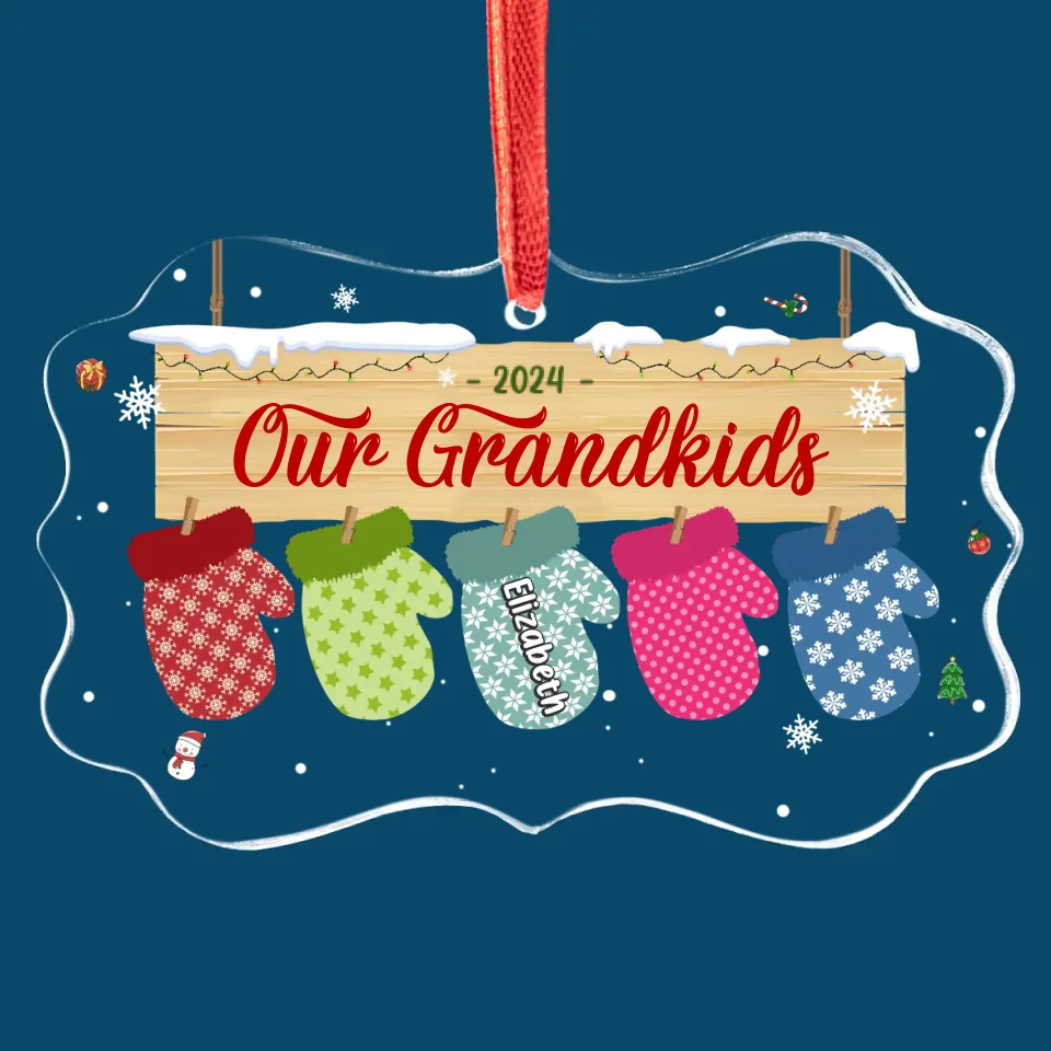 Christmas Is Going Home To Celebrate With Family - Family Personalized Custom Benelux Glass Ornament - Christmas Gift For Mom, Grandma - Image 2
