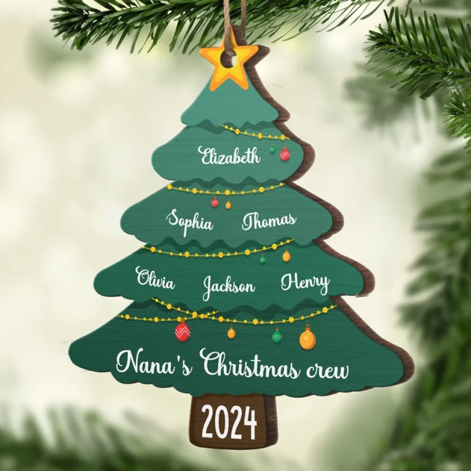 Christmas Season Brings Comfort And Joy - Family Personalized Custom Ornament - Wood Custom Shaped - Christmas Gift For Family Members - Image 5