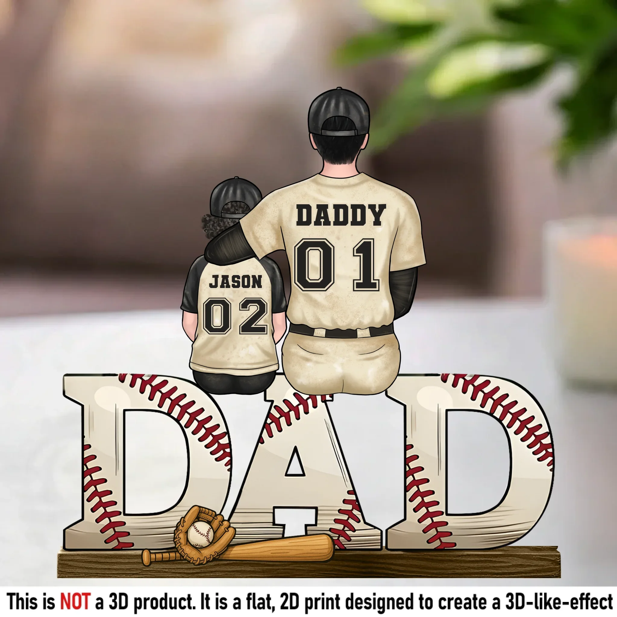 Coach Of Our Hearts - Family Personalized Custom Acrylic Plaque Custom Shape - Father's Day, Gift For Dad, Sport Lovers, Sport Players - Image 2