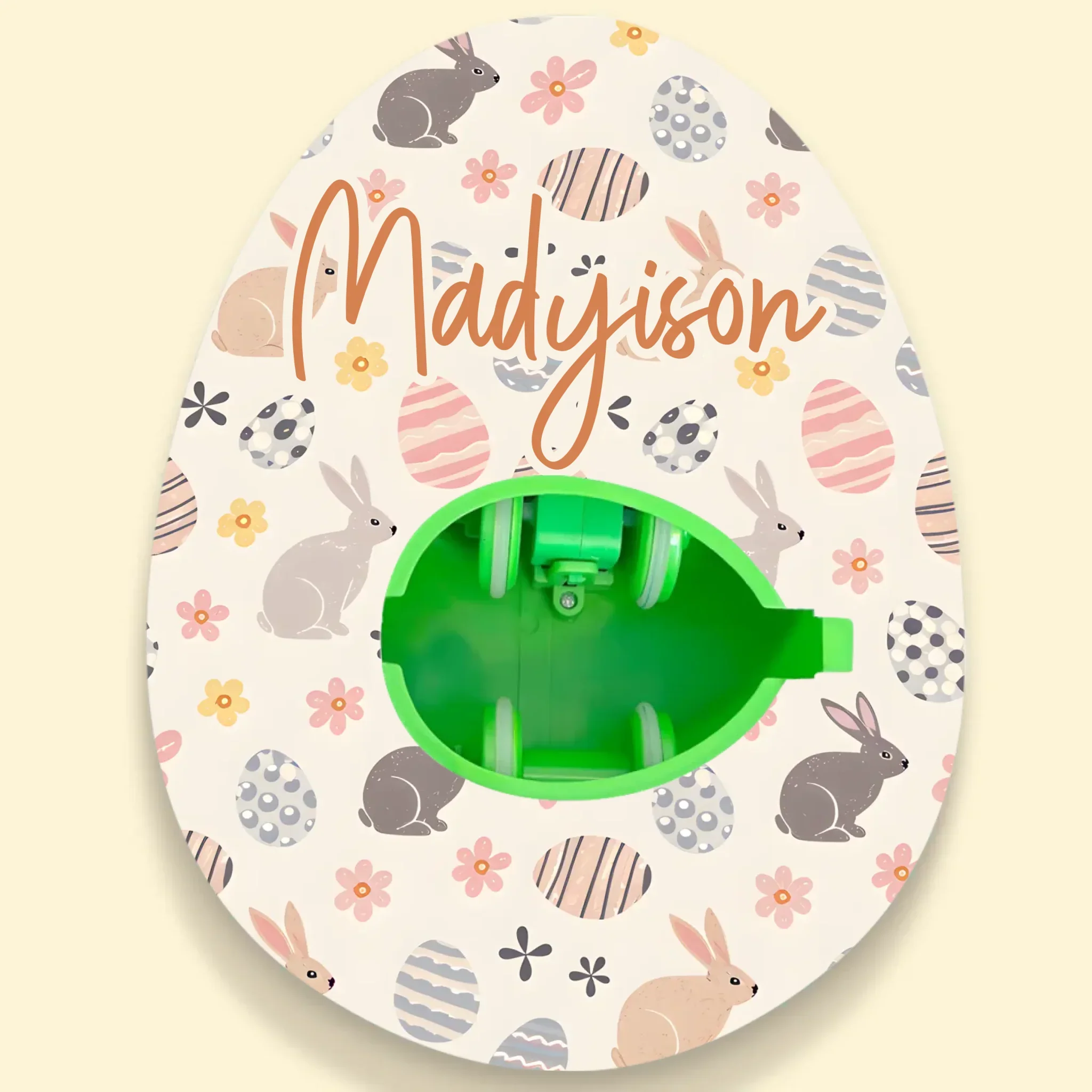 Crack Open The Fun - Family Personalized Custom Easter Egg Decorating Kit, Egg Spinner Machine With Markers - Easter Gift For Family Members - Image 2