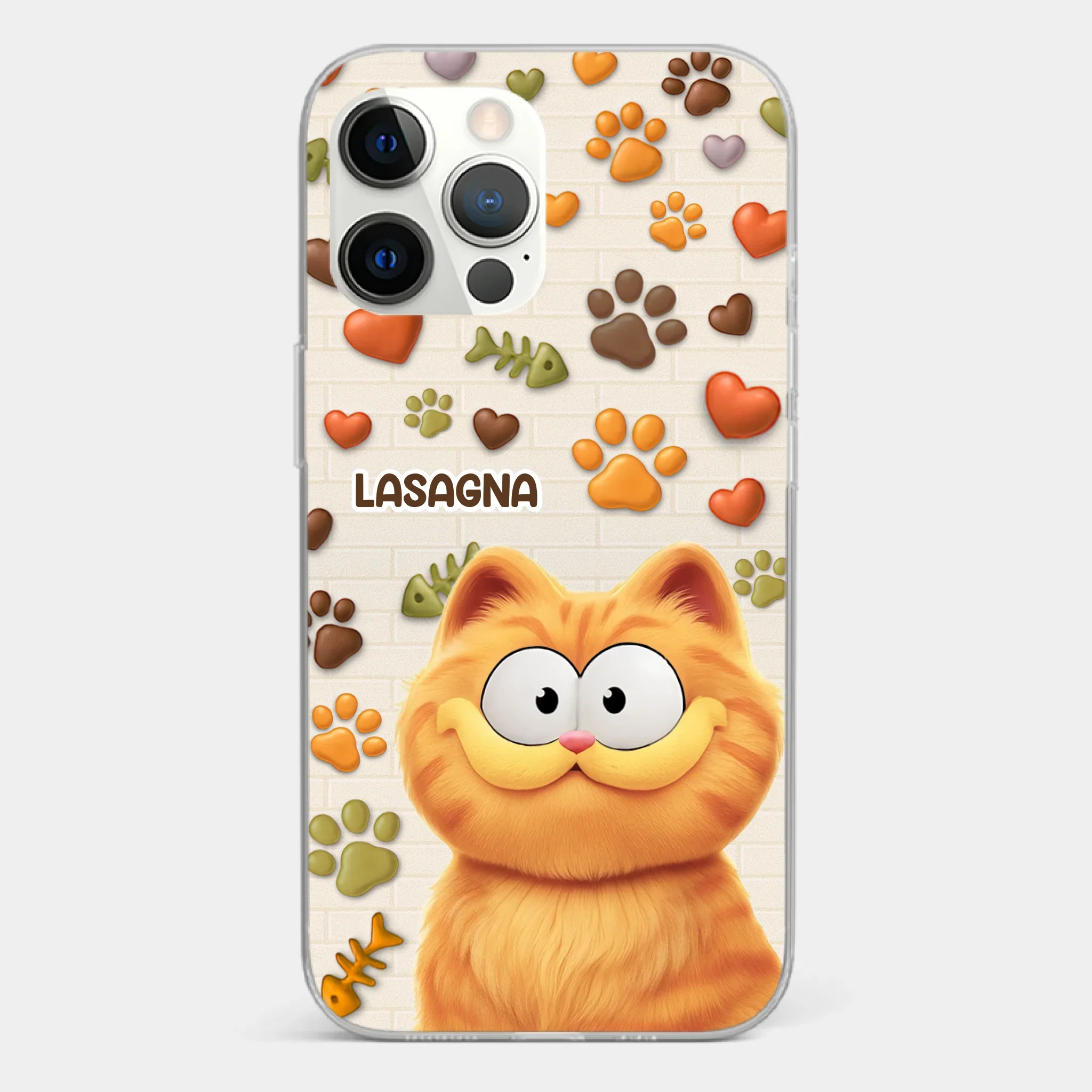 Custom 3D Inflated Effect Printed Clear Phone Case - Personalized Birthday Gifts For Cat Lovers, Cat Mom And Dad - Furry Friends Brighten Every Call - Image 11