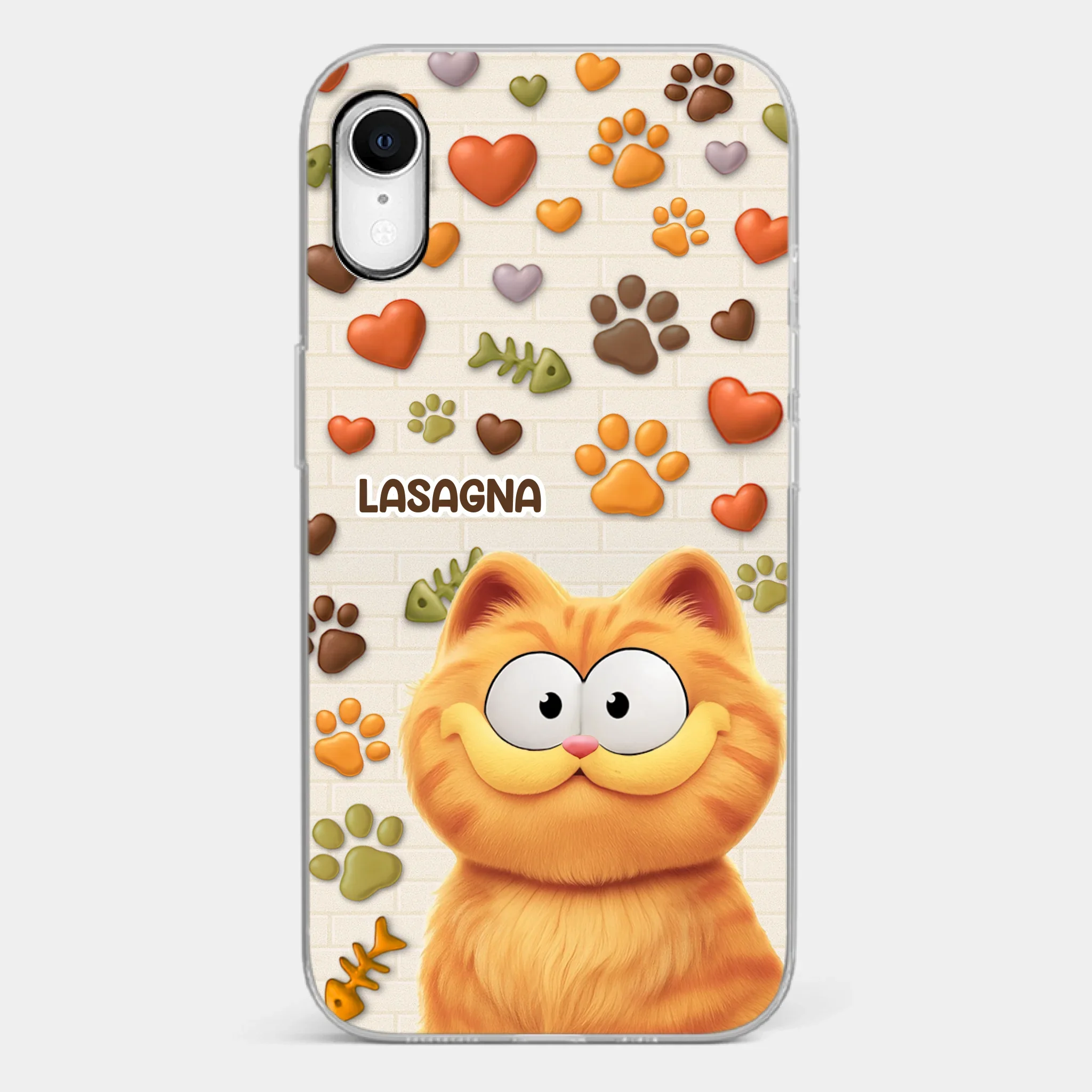 Custom 3D Inflated Effect Printed Clear Phone Case - Personalized Birthday Gifts For Cat Lovers, Cat Mom And Dad - Furry Friends Brighten Every Call - Image 25