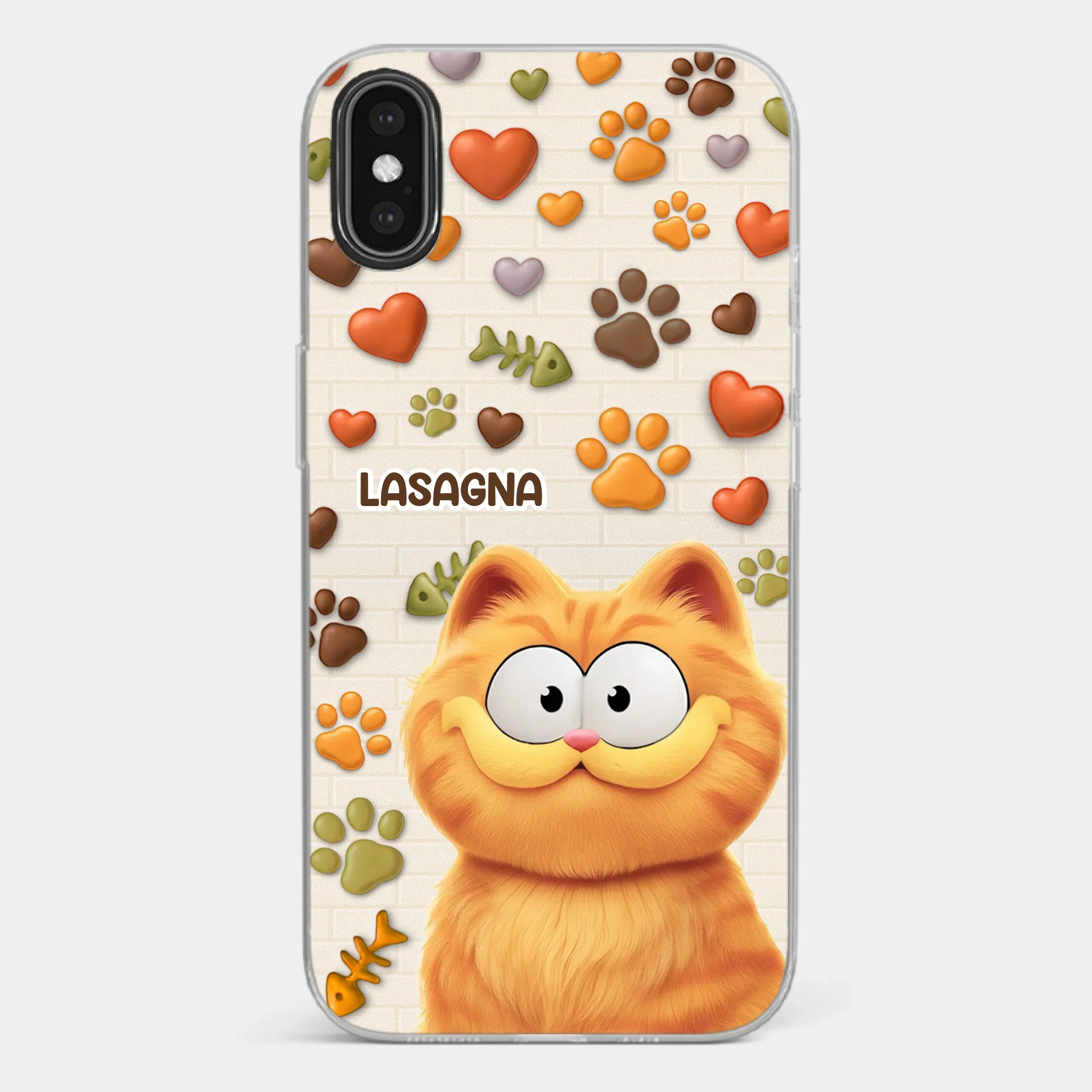 Custom 3D Inflated Effect Printed Clear Phone Case - Personalized Birthday Gifts For Cat Lovers, Cat Mom And Dad - Furry Friends Brighten Every Call - Image 27