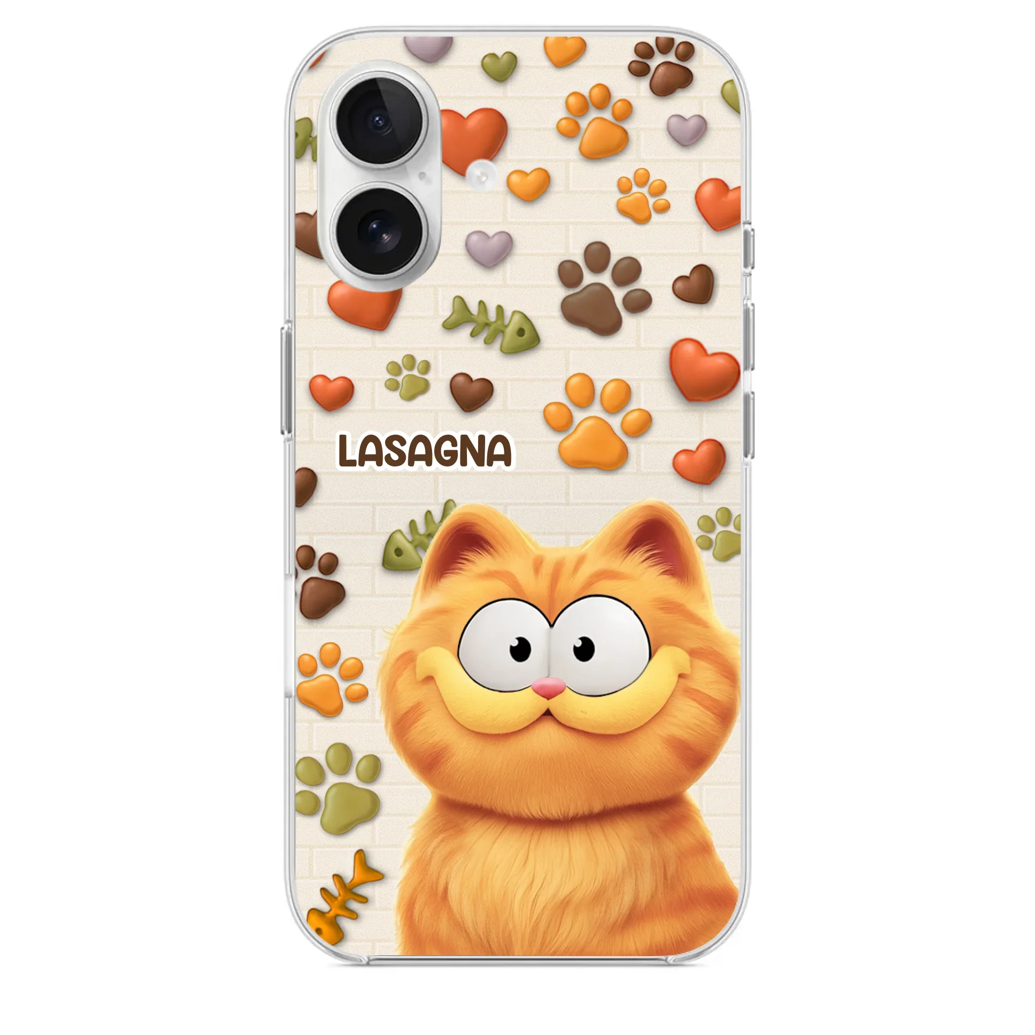 Custom 3D Inflated Effect Printed Clear Phone Case - Personalized Birthday Gifts For Cat Lovers, Cat Mom And Dad - Furry Friends Brighten Every Call - Image 28