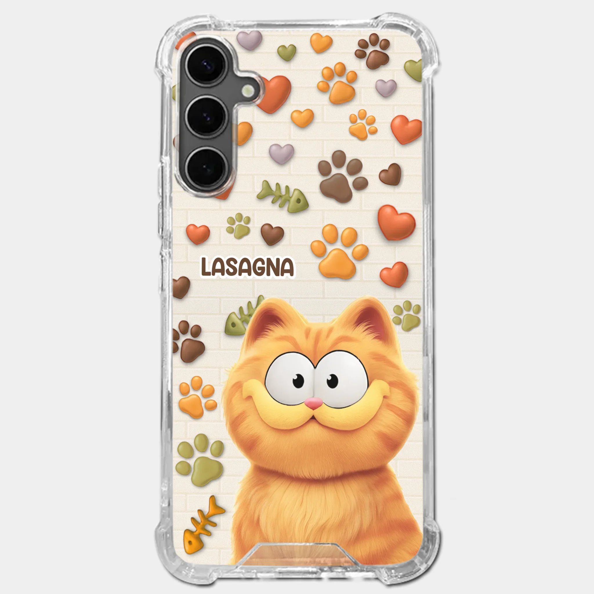 Custom 3D Inflated Effect Printed Clear Phone Case - Personalized Birthday Gifts For Cat Lovers, Cat Mom And Dad - Furry Friends Brighten Every Call - Image 35