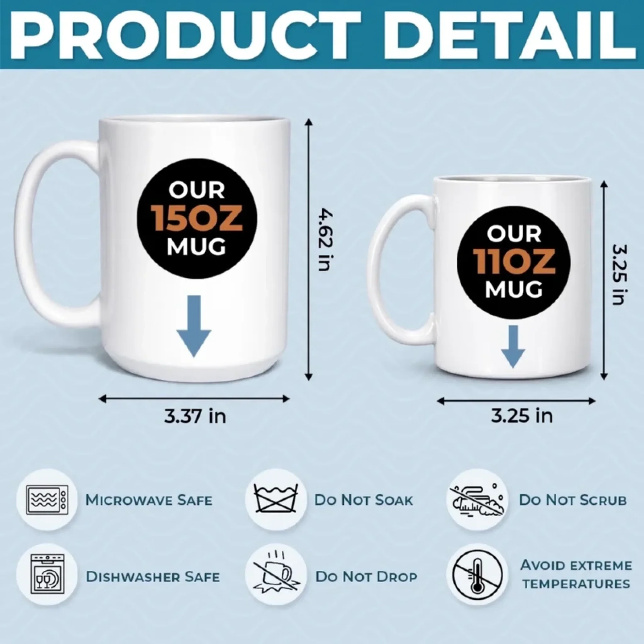 Custom 3D Inflated Effect Printed Mug - Personalized Mother's Day Gifts For Mom, Grandma - We Choose You Every Day - Image 6