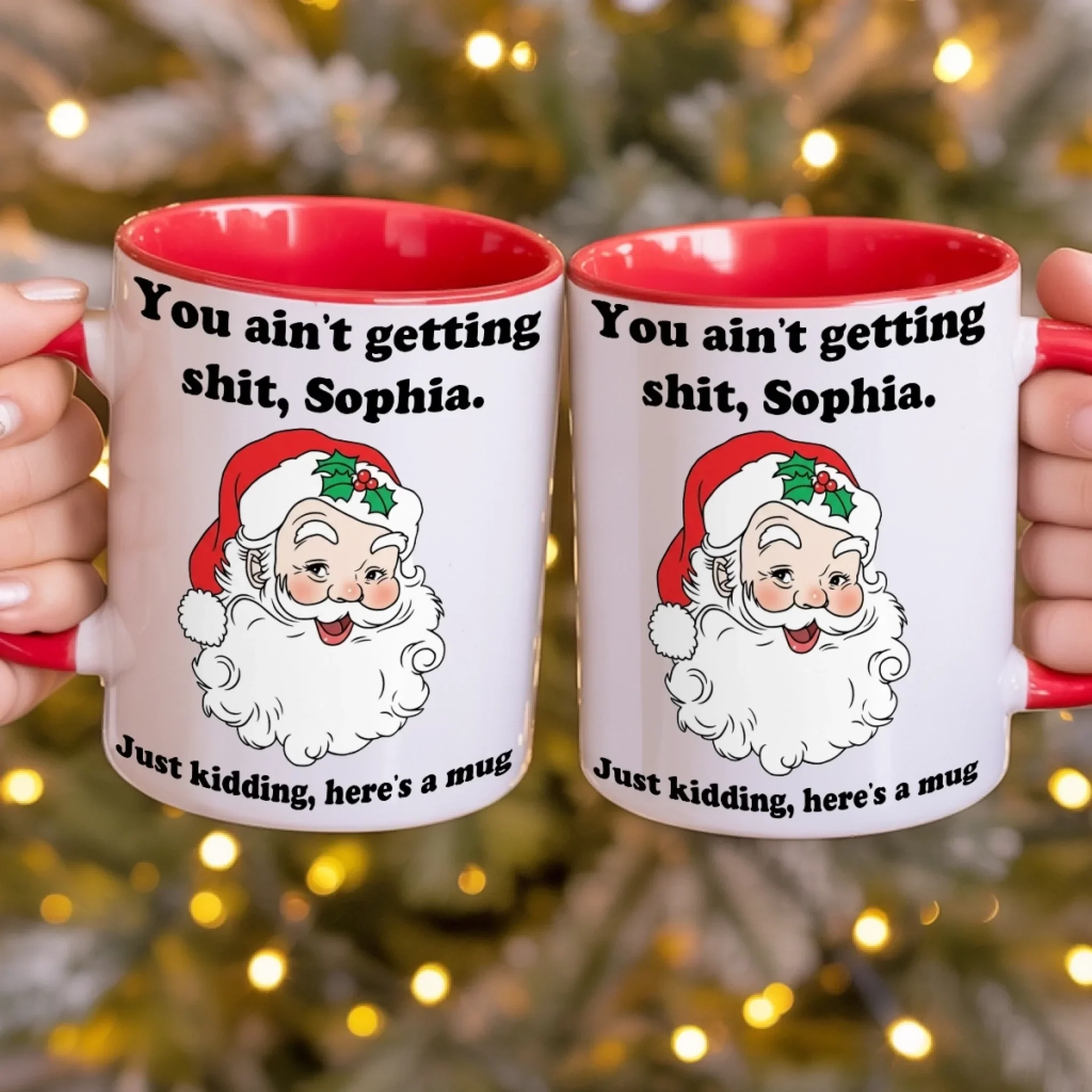 Custom Accent Mug - Personalized Christmas Funny Gifts For Best Friends, Family, Coworker, Work Bestie - Too Cute To Function - Image 4