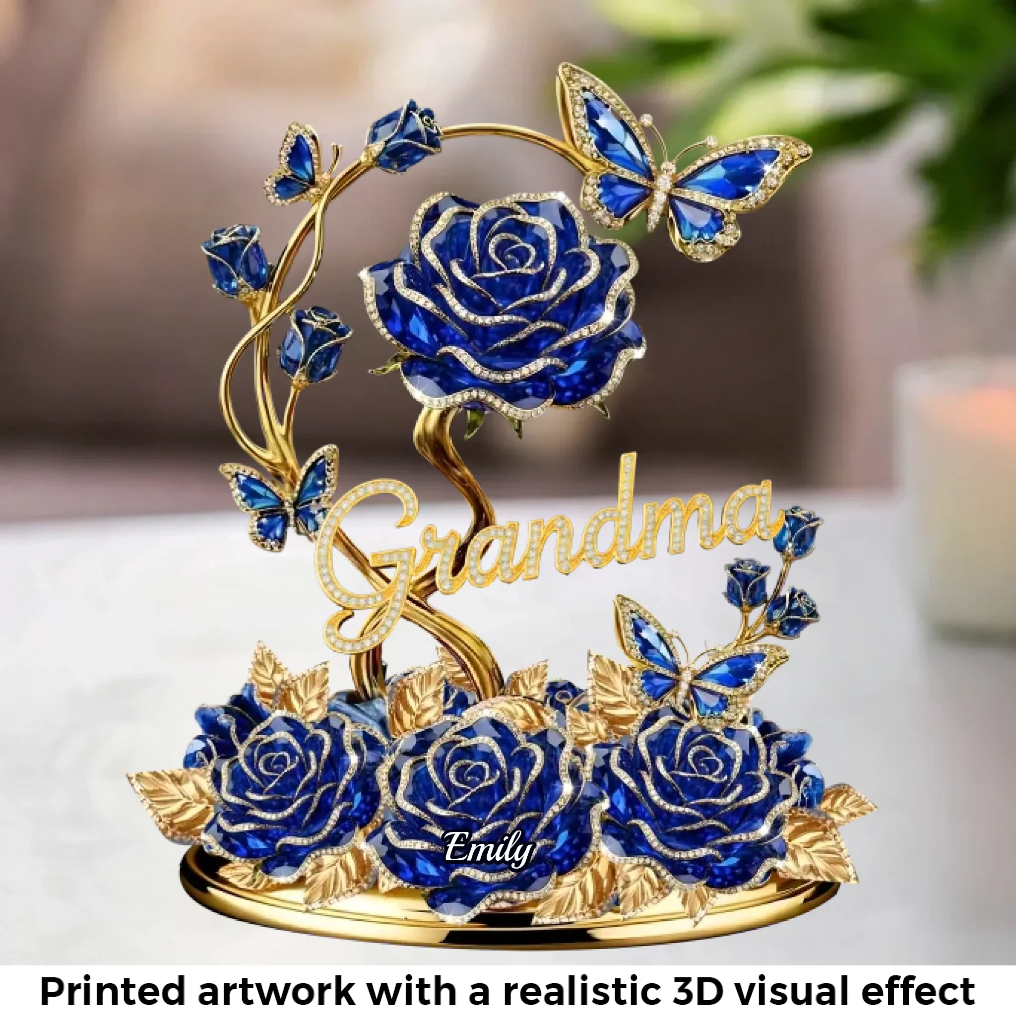 Custom Acrylic Plaque - Personalized Mother's Day Gifts For Mom, Grandma - Grandma And Mom Forever - Image 2
