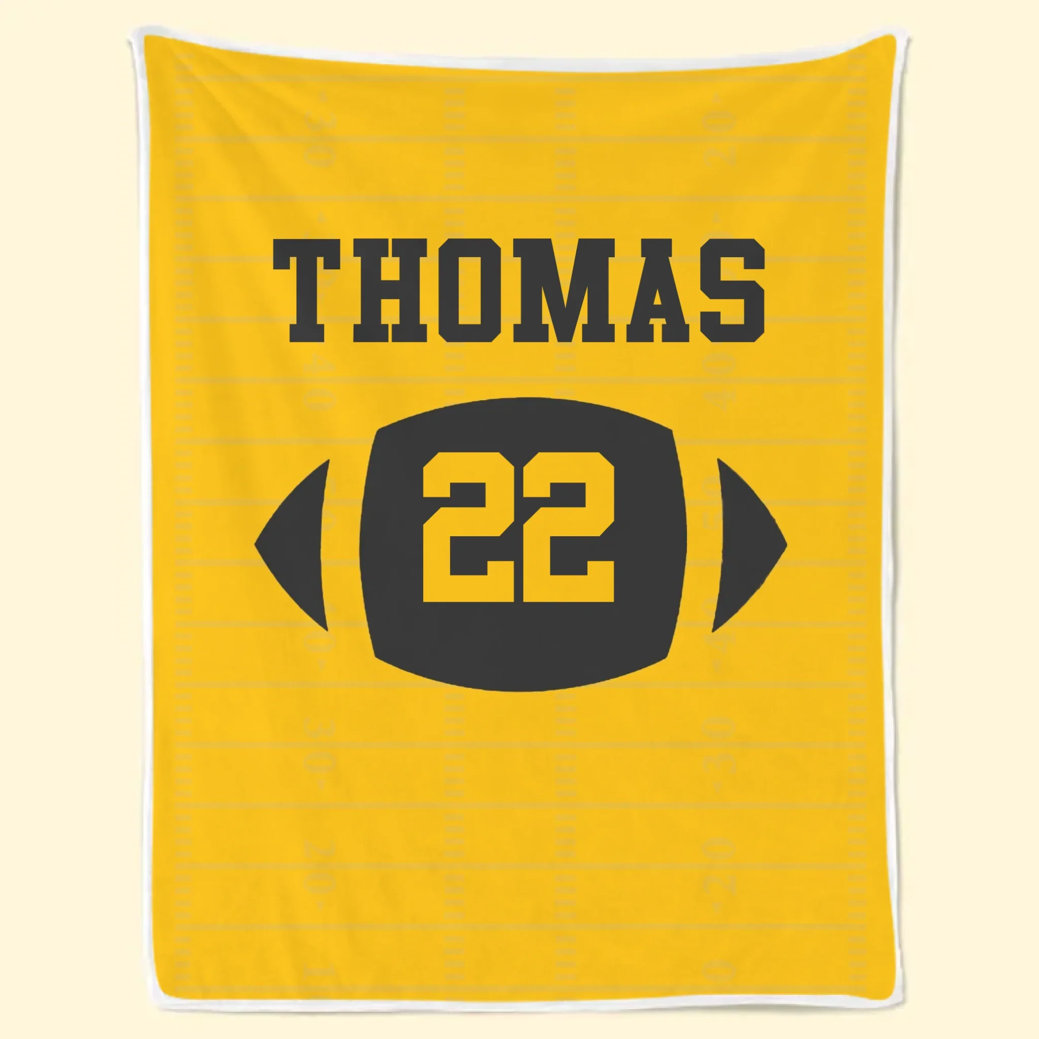 Custom American Football Blanket - Personalized Gift For Birthday, Football Football Lovers, NFL Fans, Sport Lovers, Senior Graduation Gift - Chasing Victory Under The Lights - Image 6