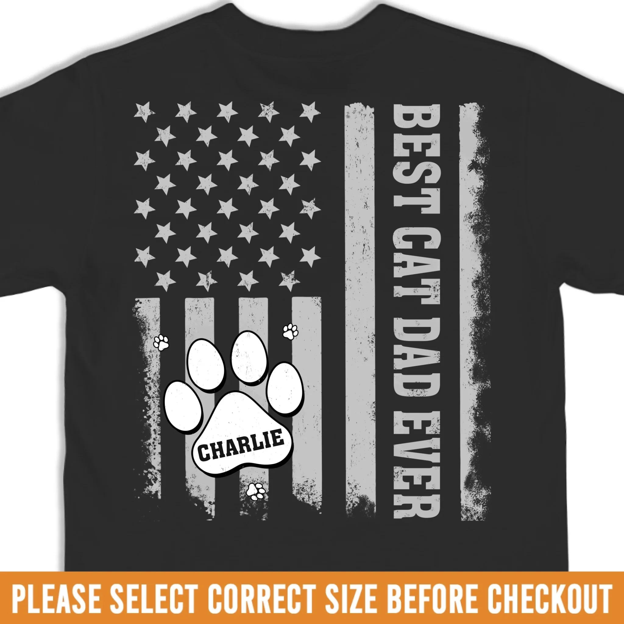 Custom Back Printed Unisex T-shirt, Premium T-shirt, Hoodie - Personalized Christmas Birthday Gifts For Cat Lovers, Cat Mom And Dad - The Real Furry Hero - Image 6