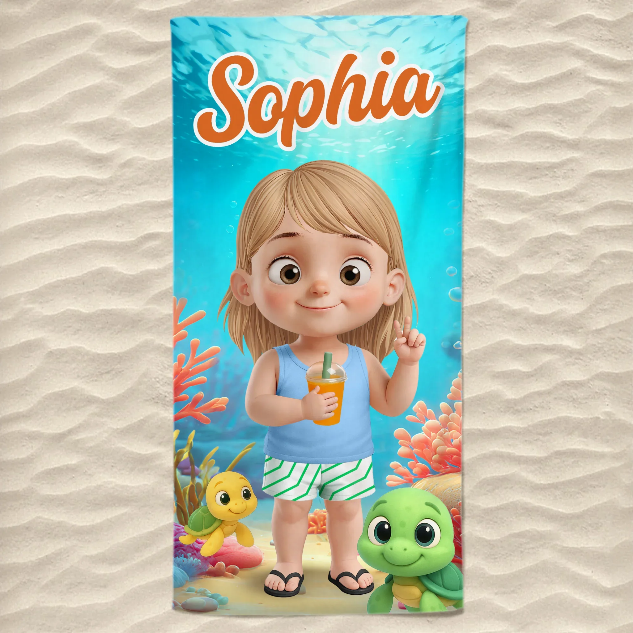 Custom Beach Towel - Personalized Summer Vacation And Travel Gifts For Family, Kids - Stay Cool, Pool Rules - Image 2
